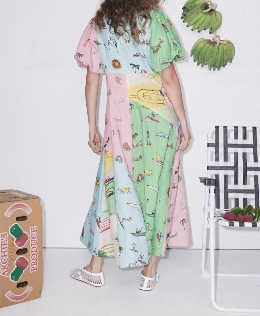 Holiday Sketch Elbise