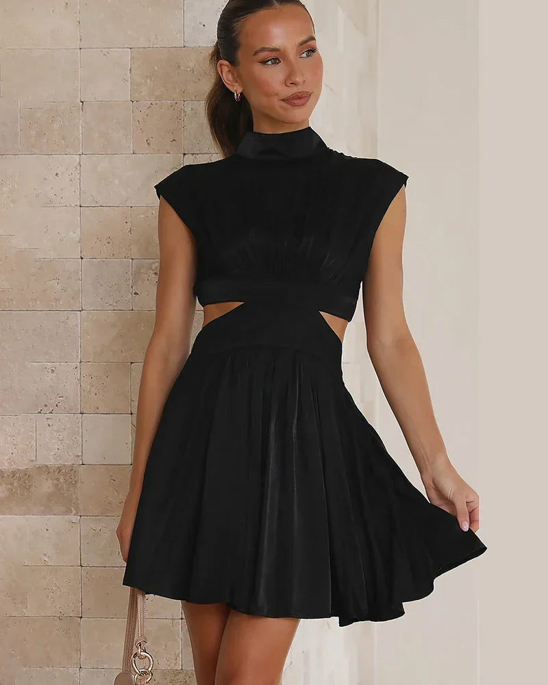 Beatrice Mini Elbise - Siyah