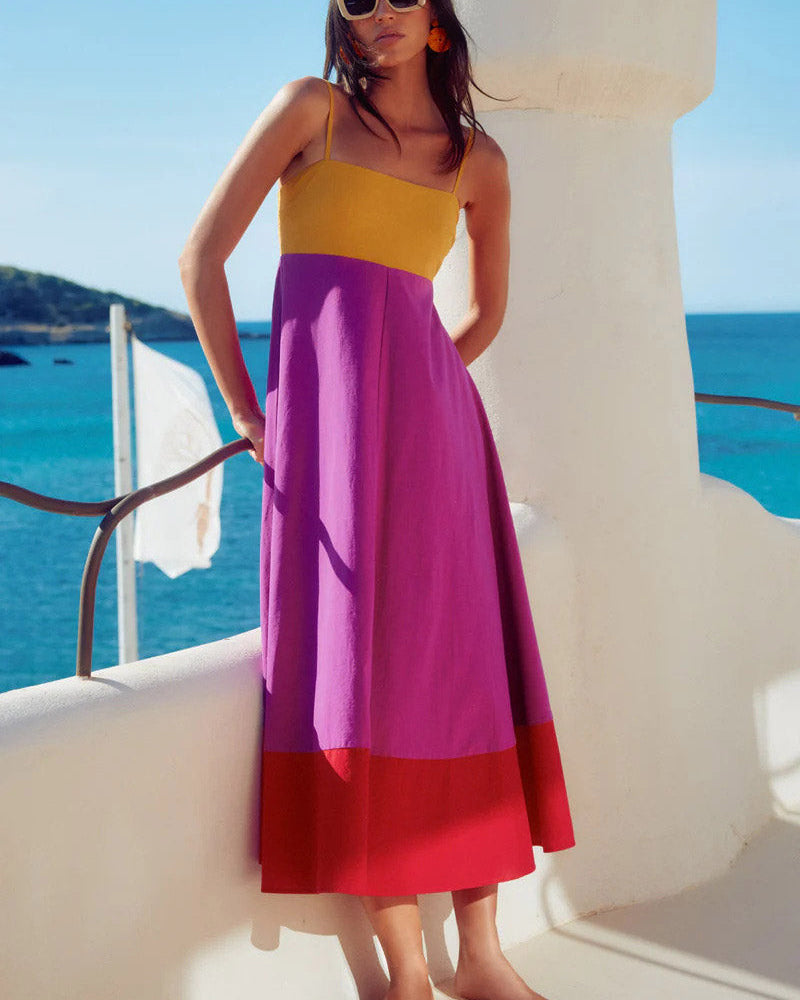 Saçaklı Bootcut Elbise