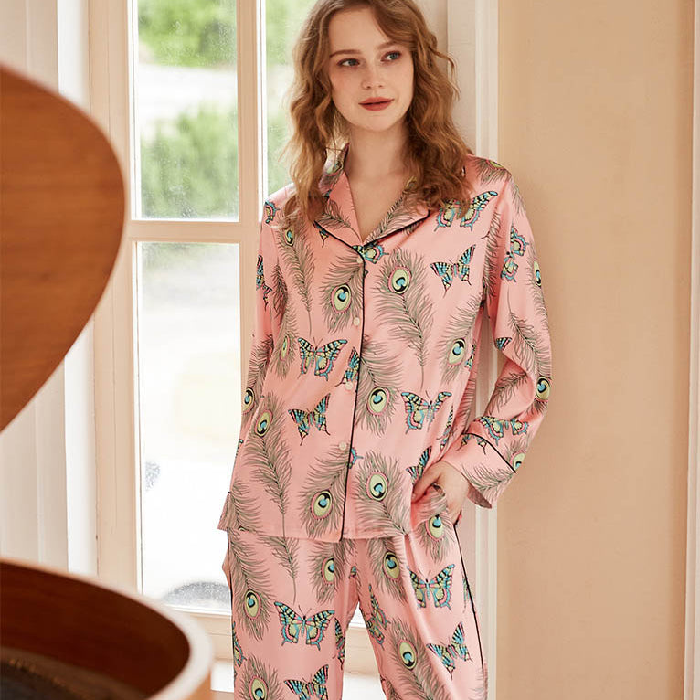 Sıcak Hava Balonu Baskılı Pijama Takımı - Beyaz