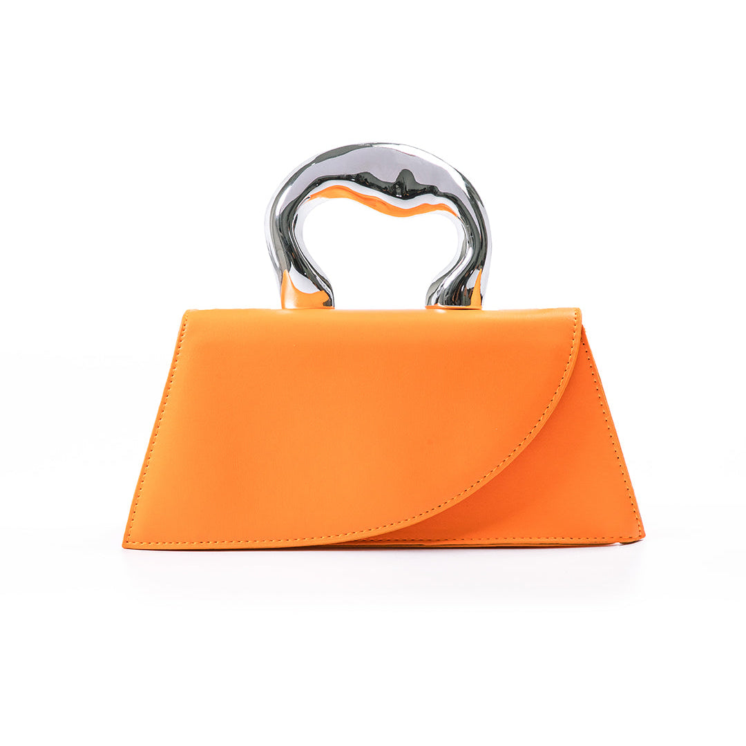 Aurora Grip Clutch Asimetrik Kol Çanta