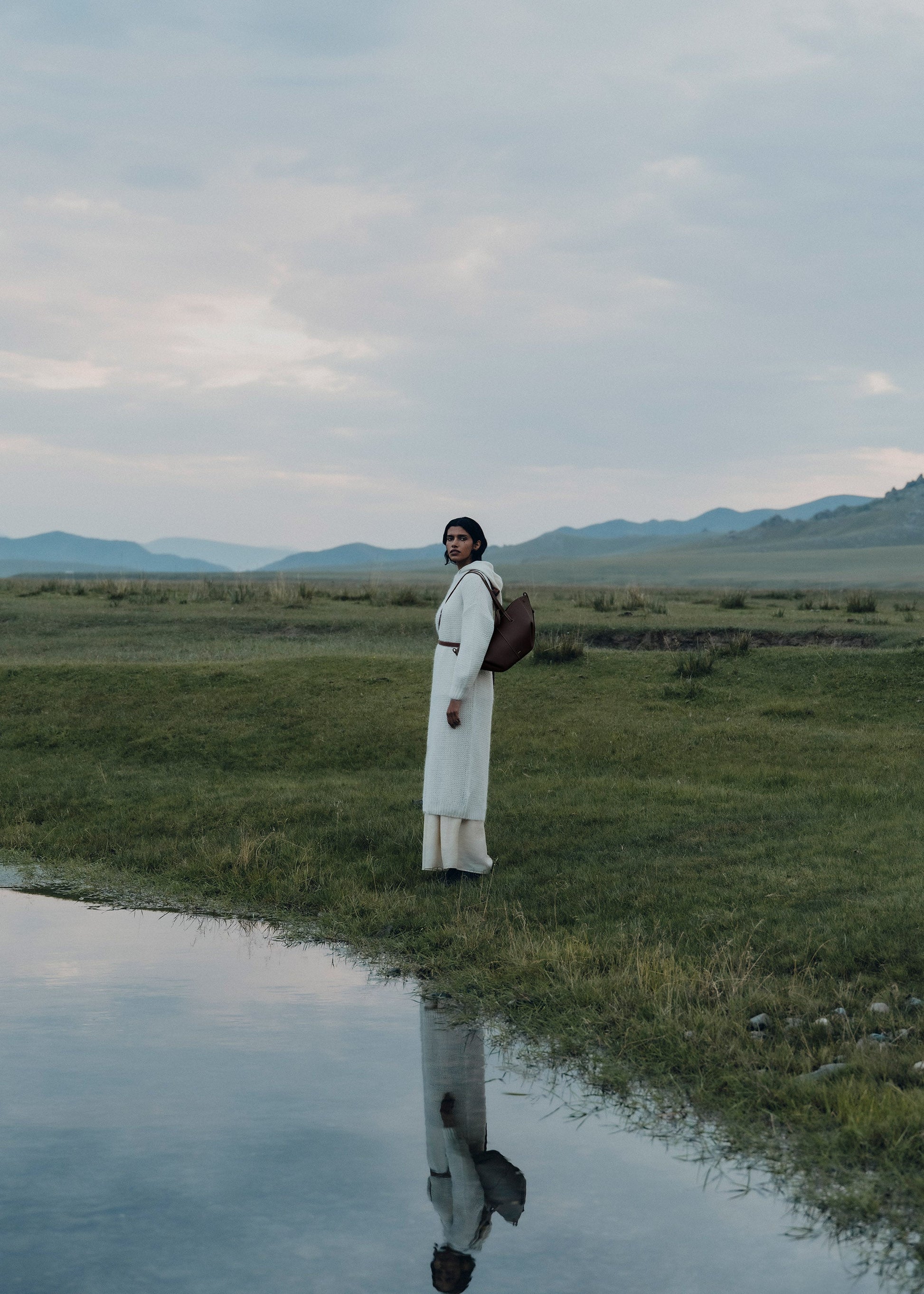 Cirelle Small Tote Çanta - Kahverengi