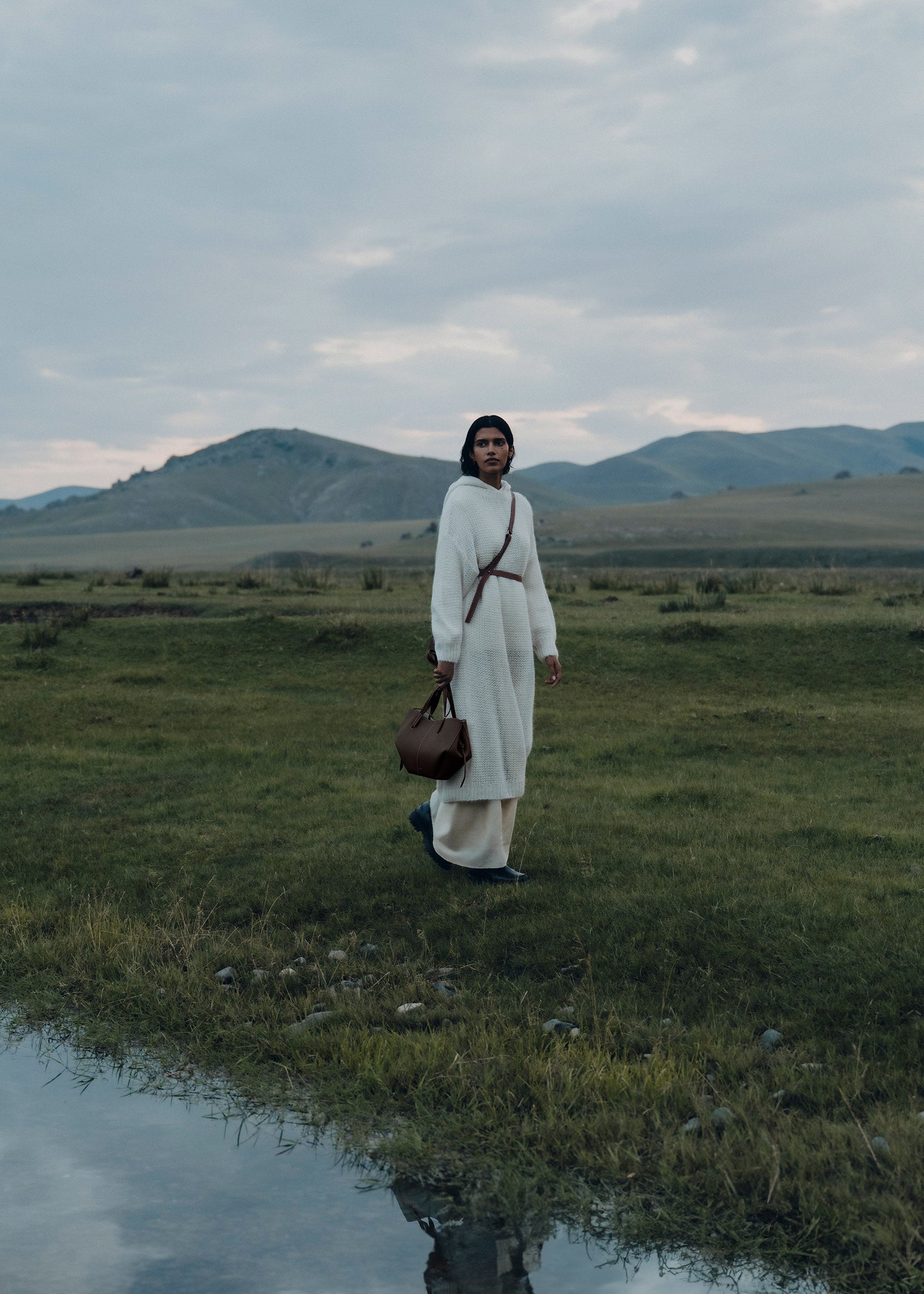 Cirelle Small Tote Çanta - Kahverengi