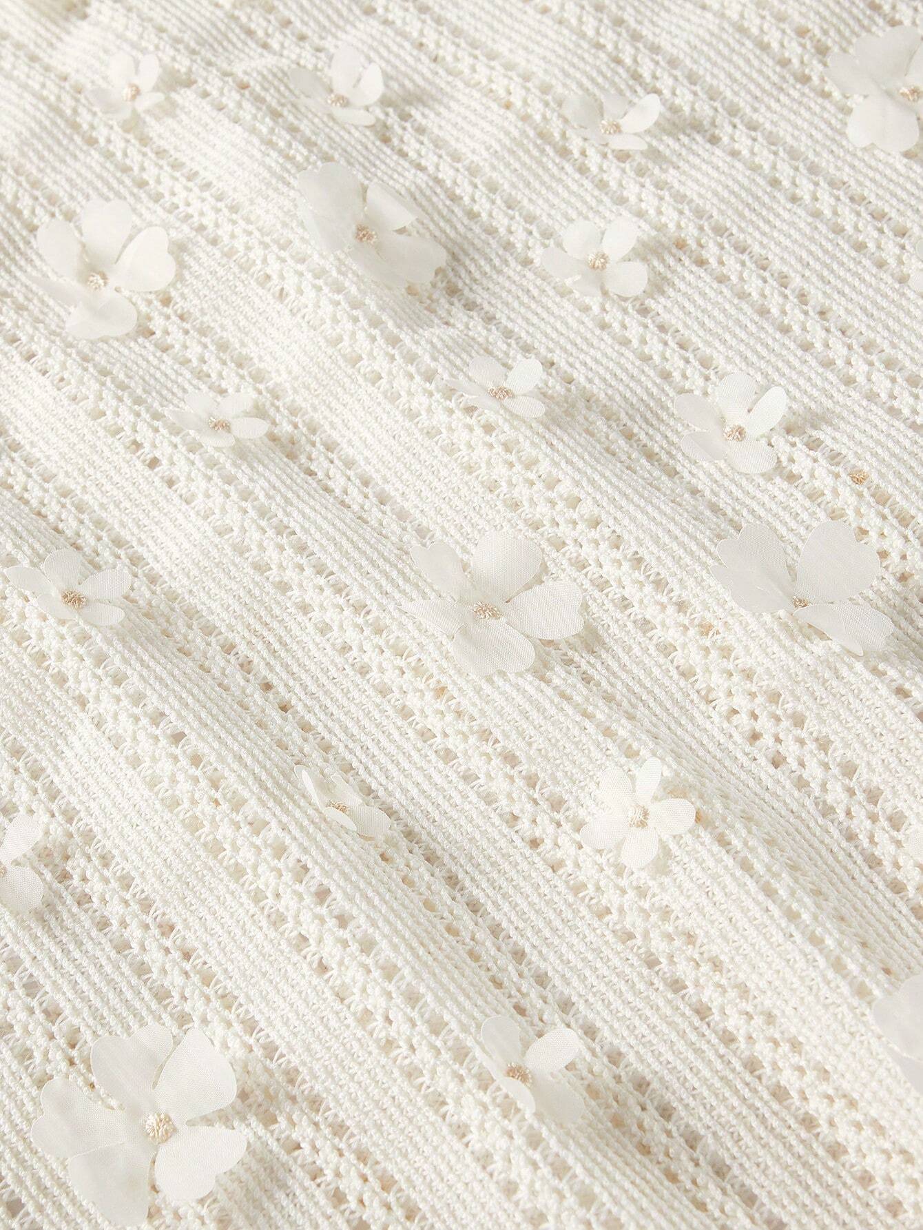 Mona Dantel İşlemeli Midi Elbise