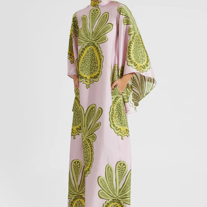 Büyük Ananas Pembe Magnifico Elbise