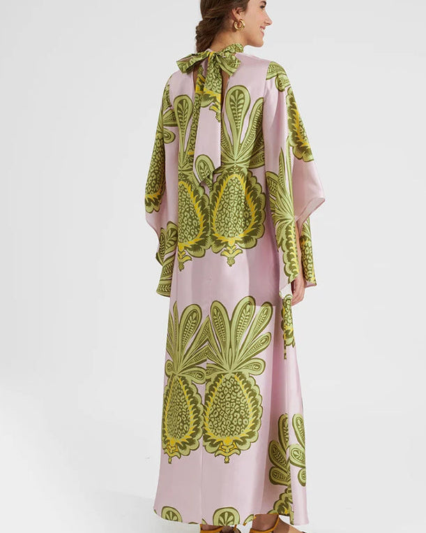 Büyük Ananas Pembe Magnifico Elbise