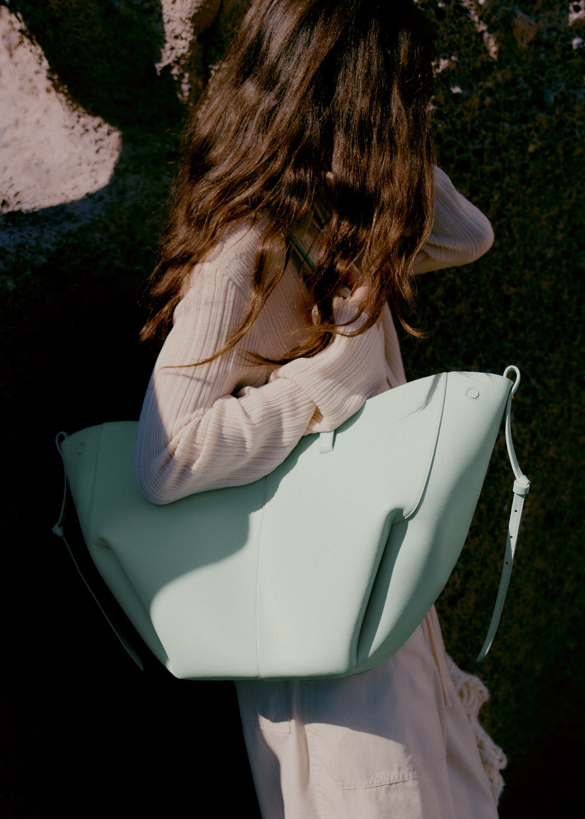 Cirelle Tote Çanta - Su yeşili