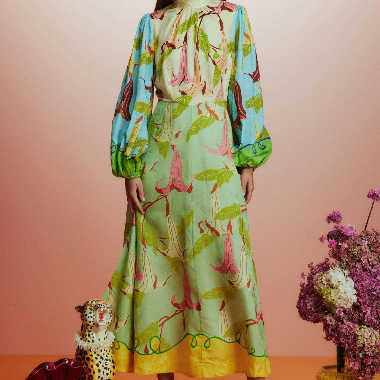 Botanic Reverie Maxi Elbise