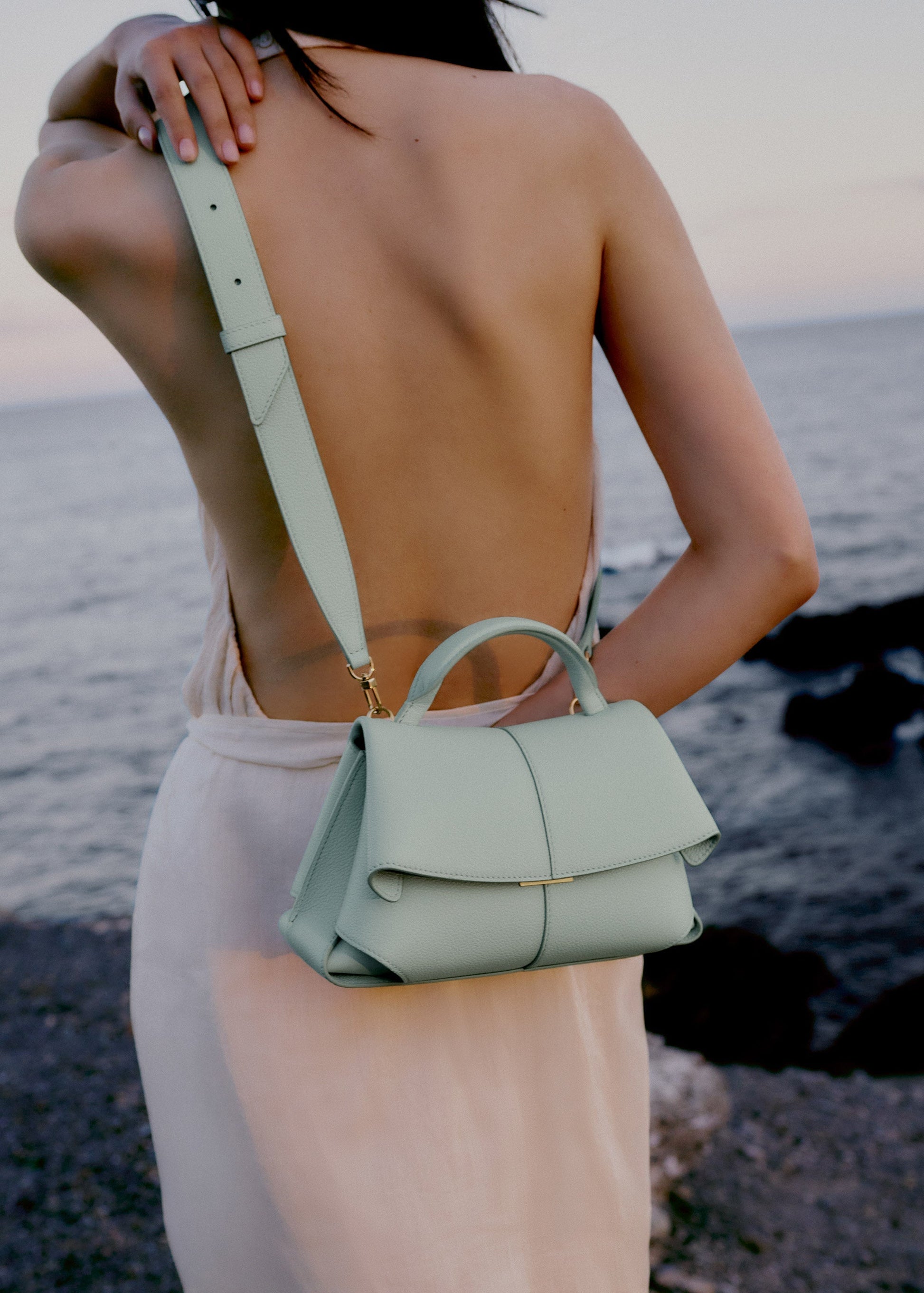 Velna Small El Çantası - Su yeşili