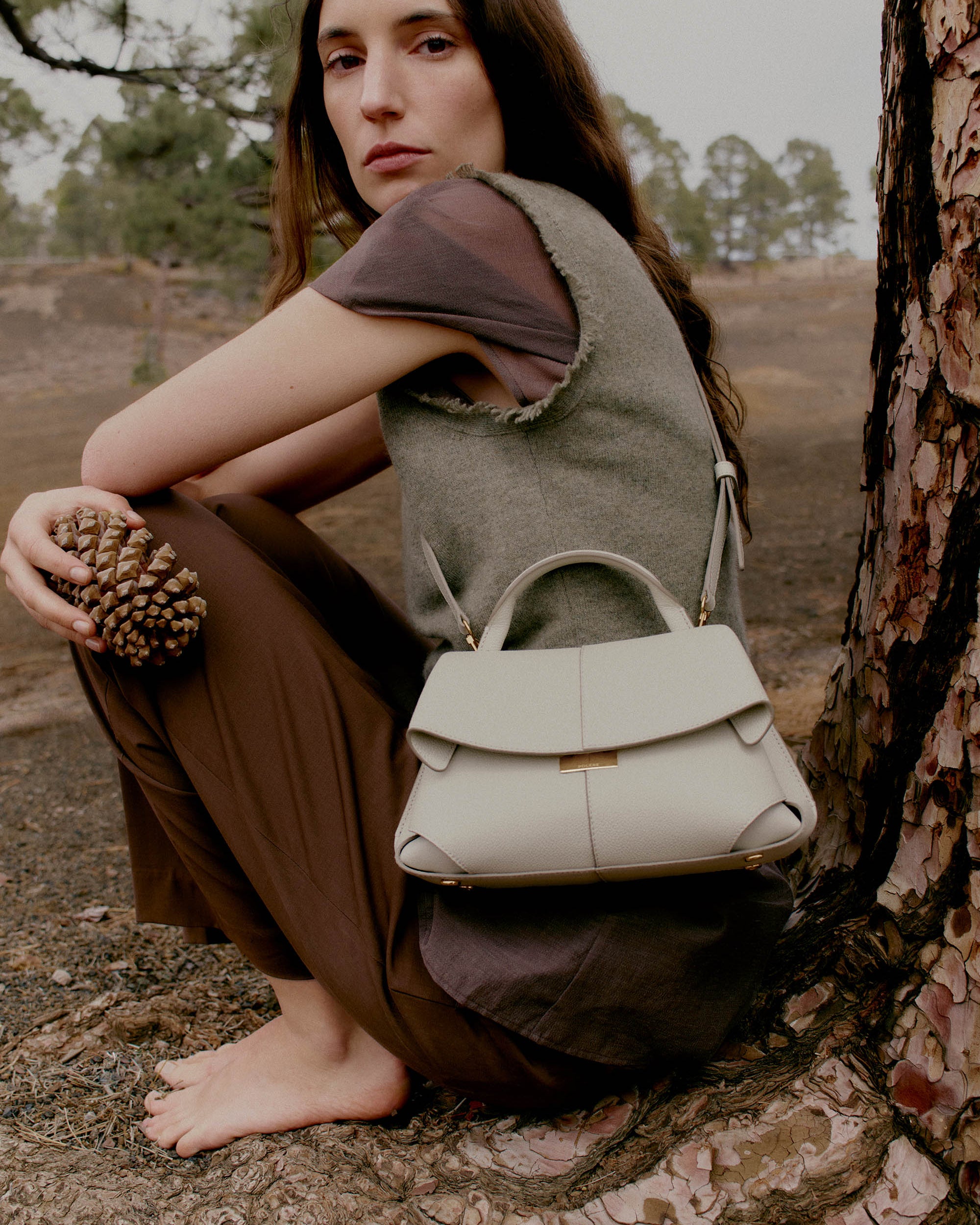 Velna Small El Çantası - Kırık beyaz