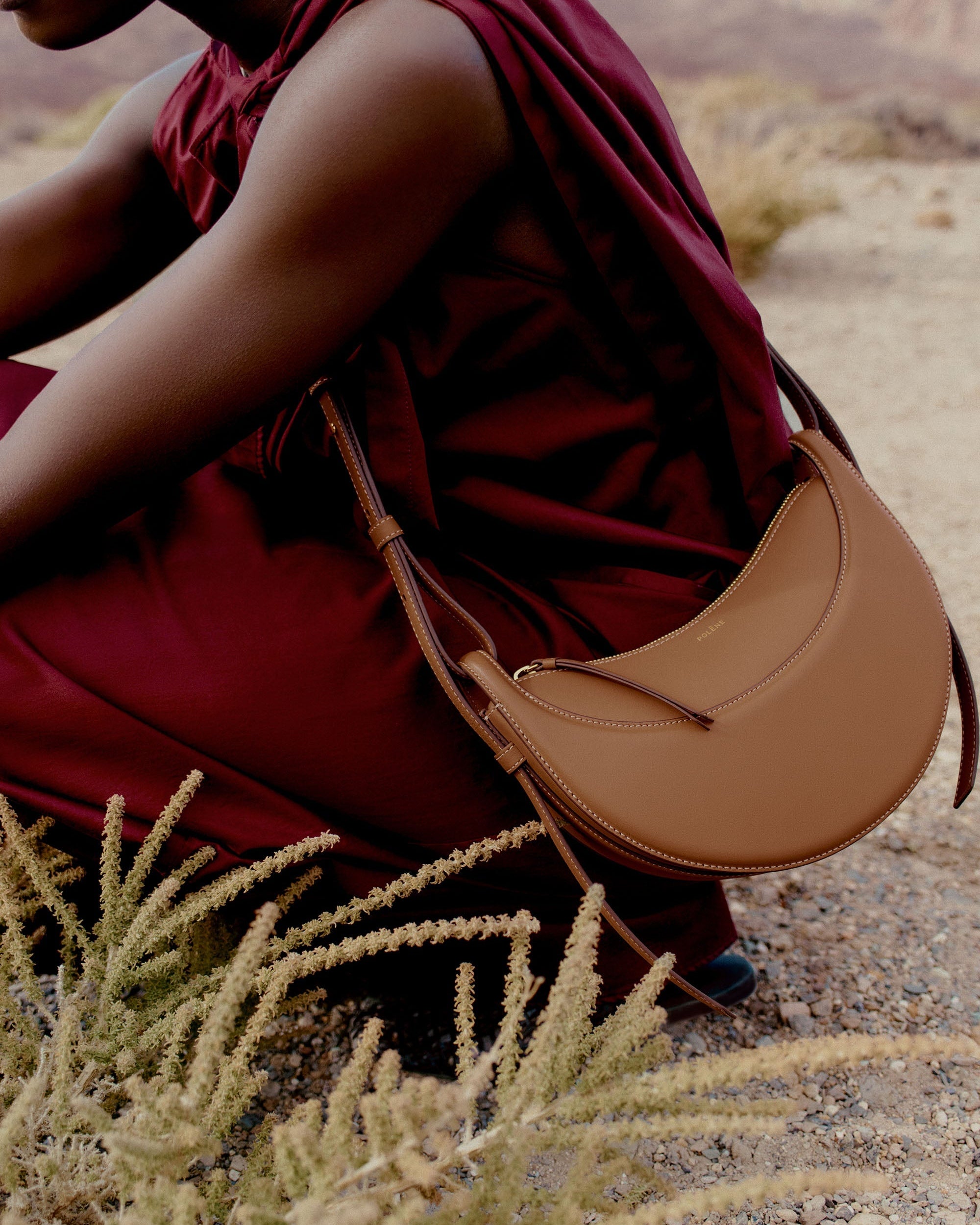 Avelin Omuz Çantası - Taba