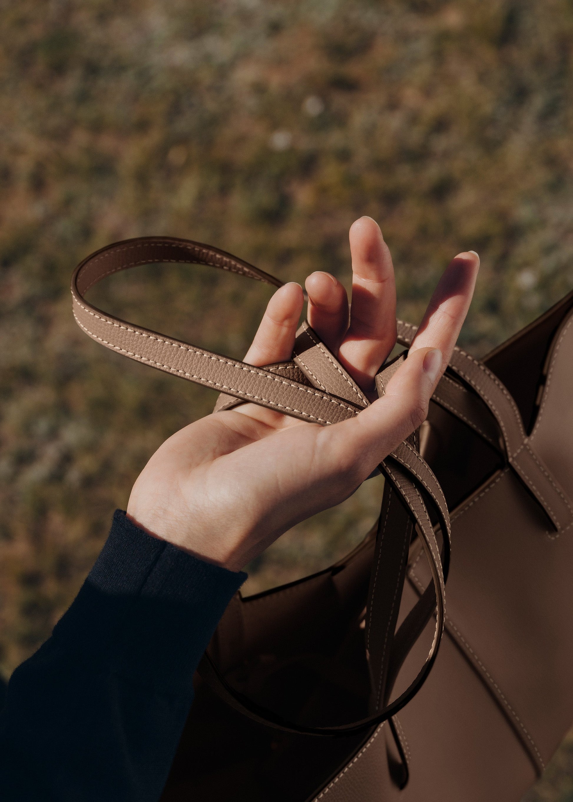 Cirelle Small Tote Çanta - Kestane kahve