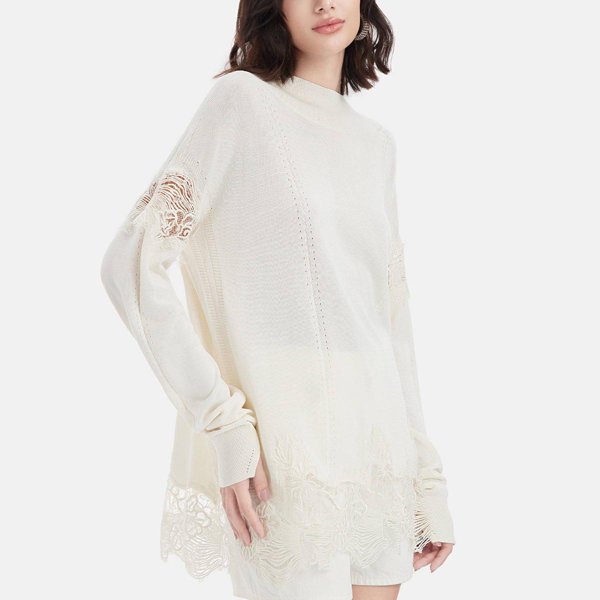 Dantel Kesimli Tığ Kazak