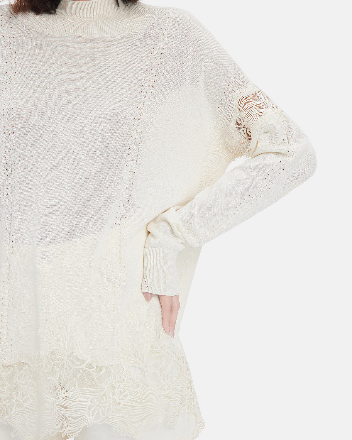 Dantel Kesimli Tığ Kazak