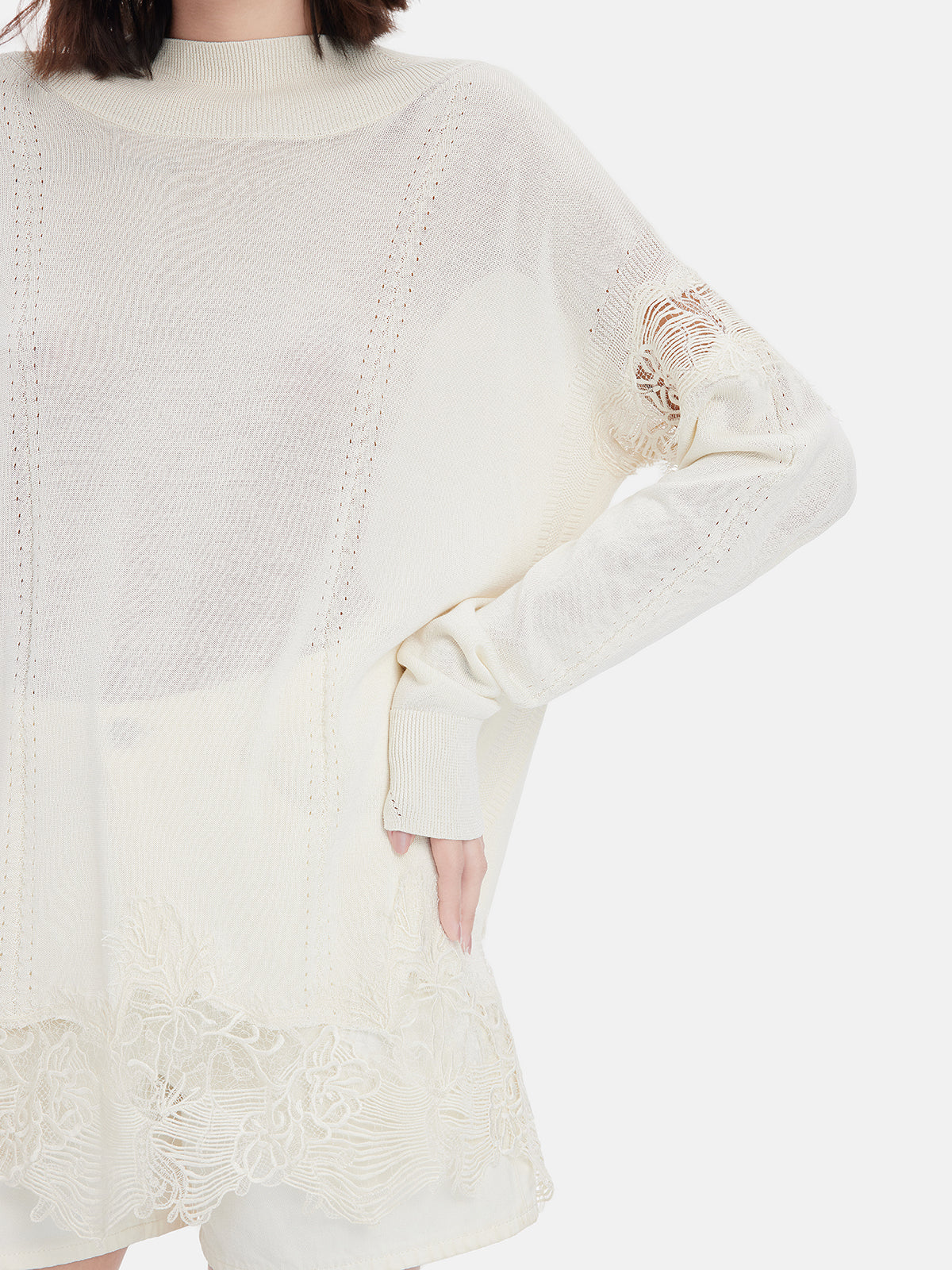 Dantel Kesimli Tığ Kazak