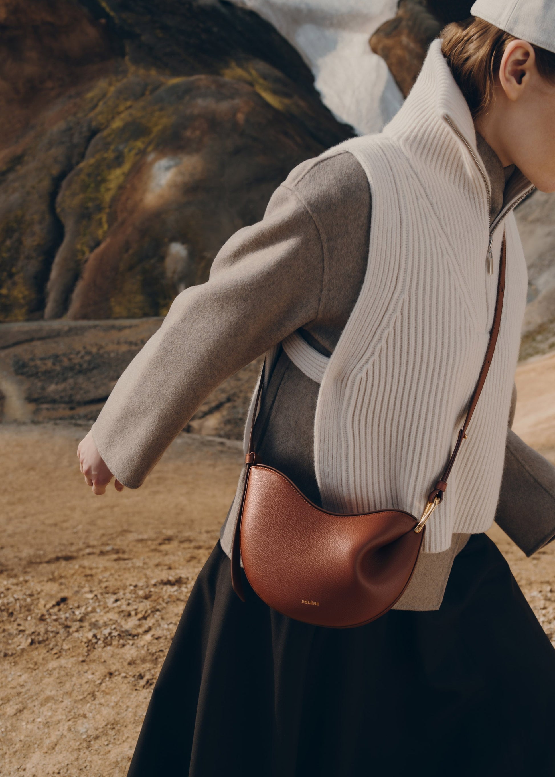 Rivah Omuz Çantası - Tarçın kestane