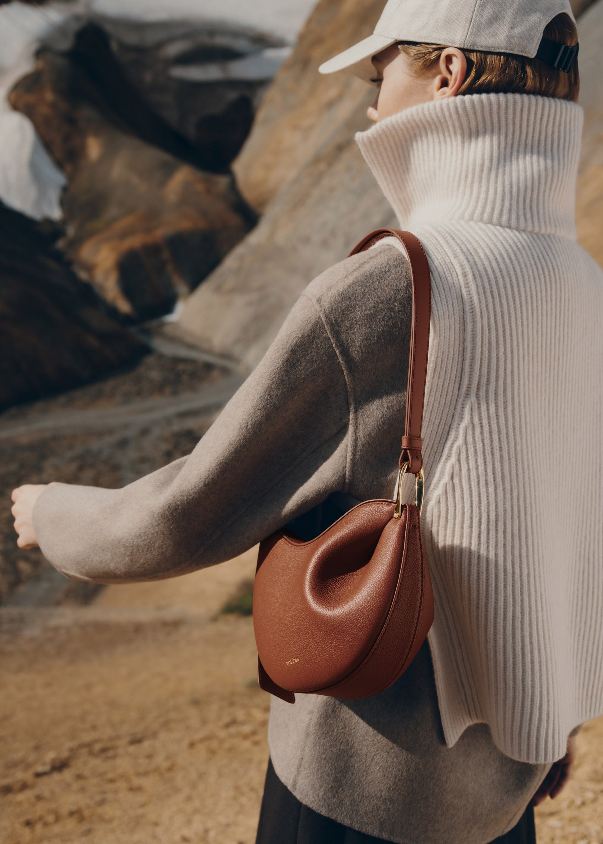 Rivah Omuz Çantası - Tarçın kestane