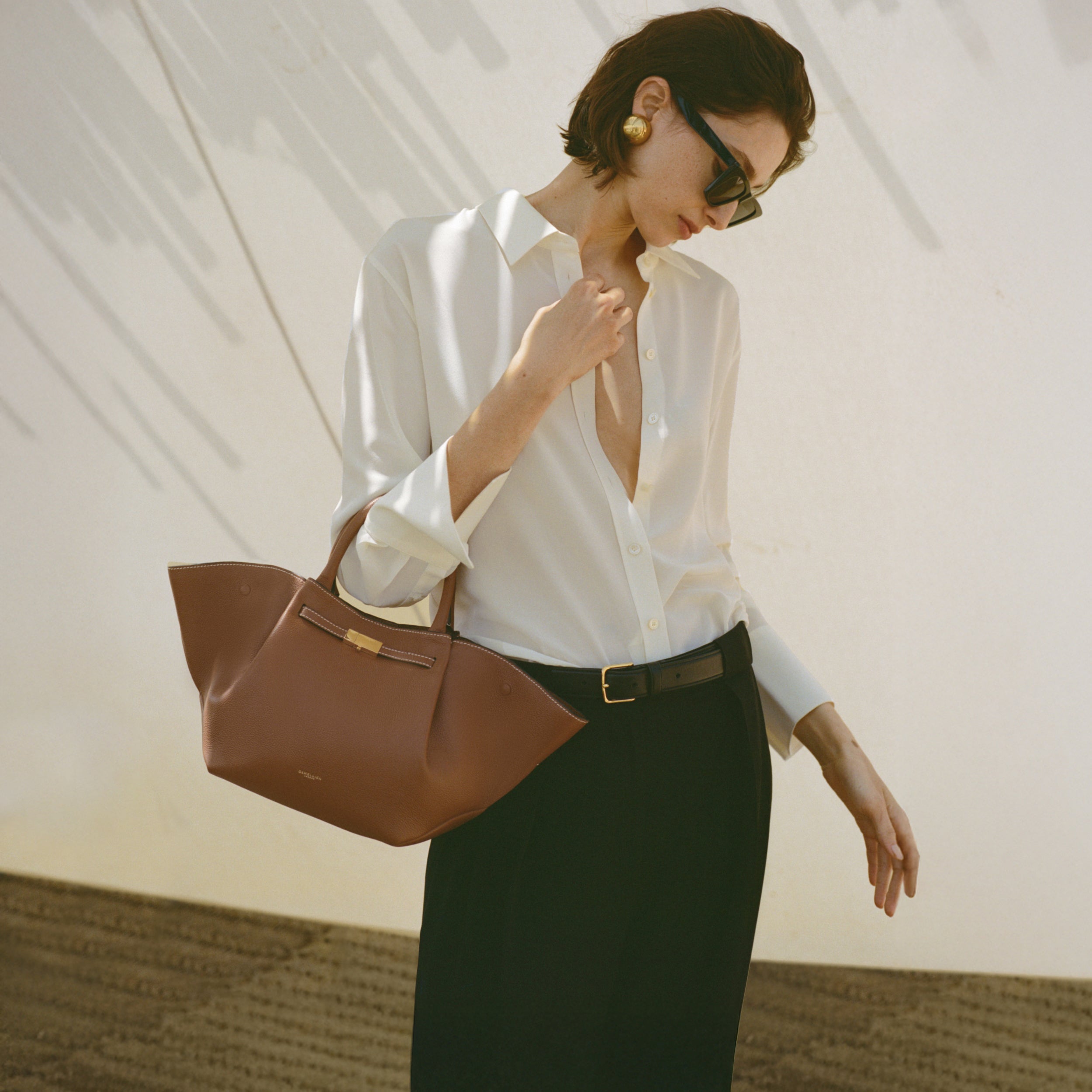 Milenne Small Tote Çanta - Taba