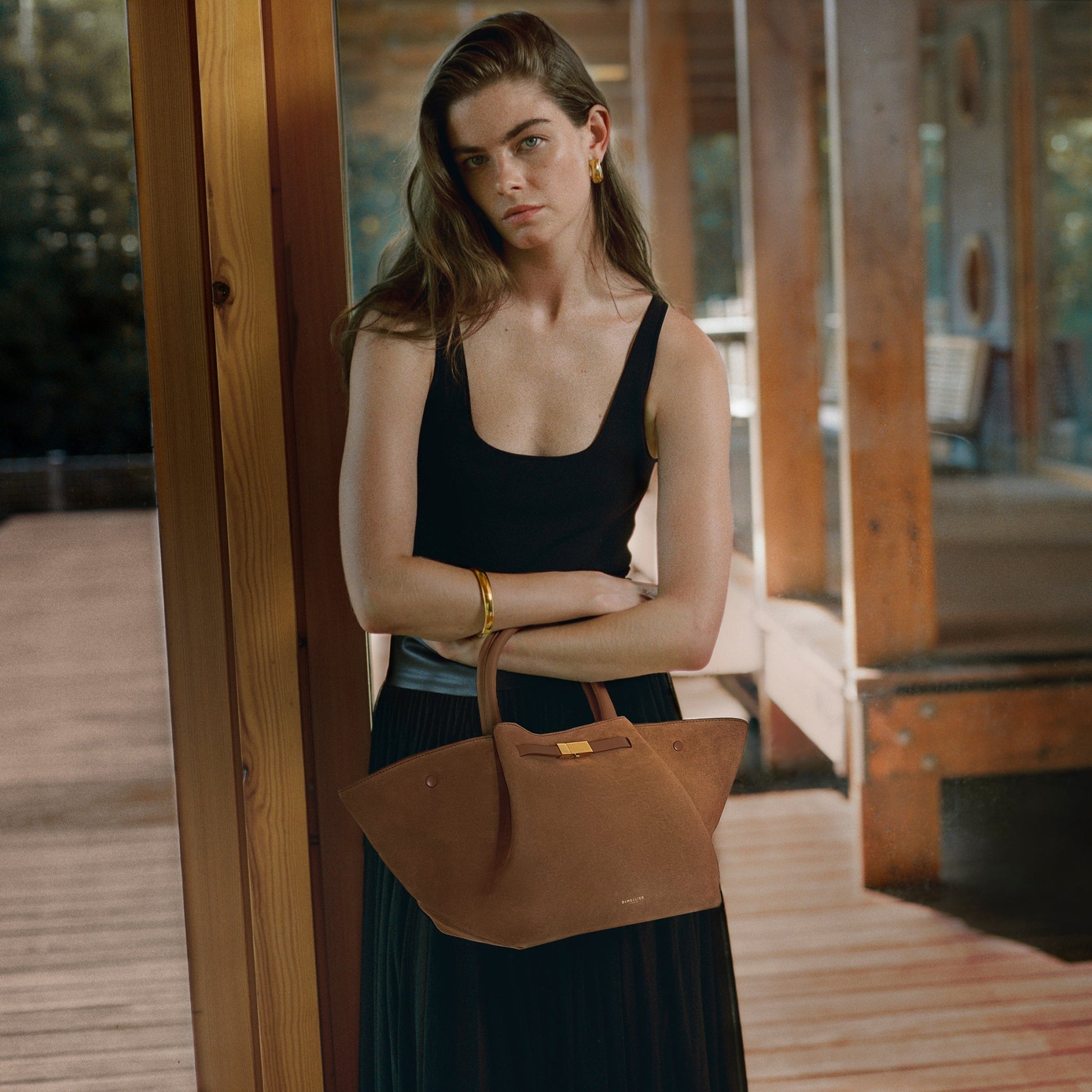 Milenne Small Tote Çanta - Taba