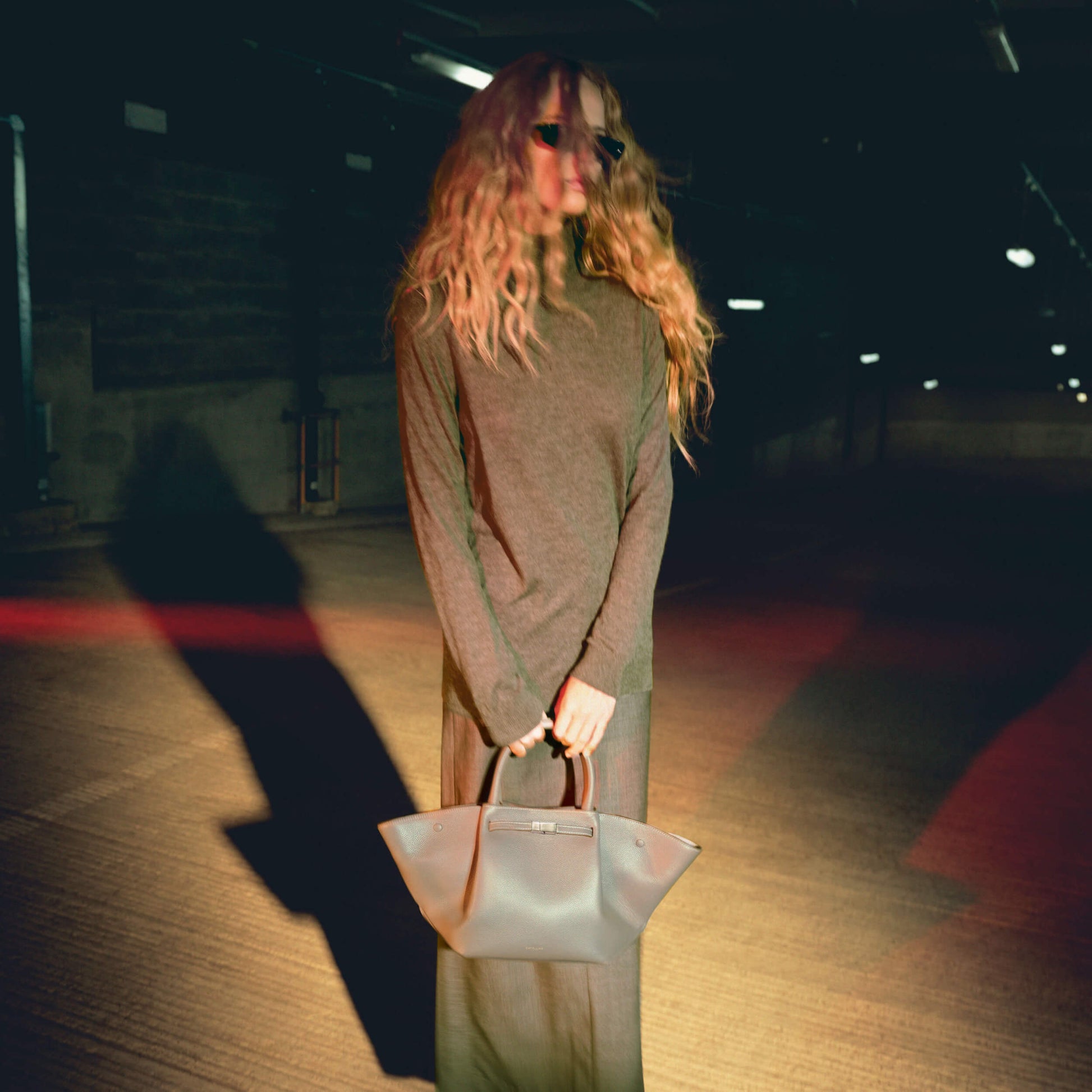 Milenne Small Tote Çanta - Taş gri