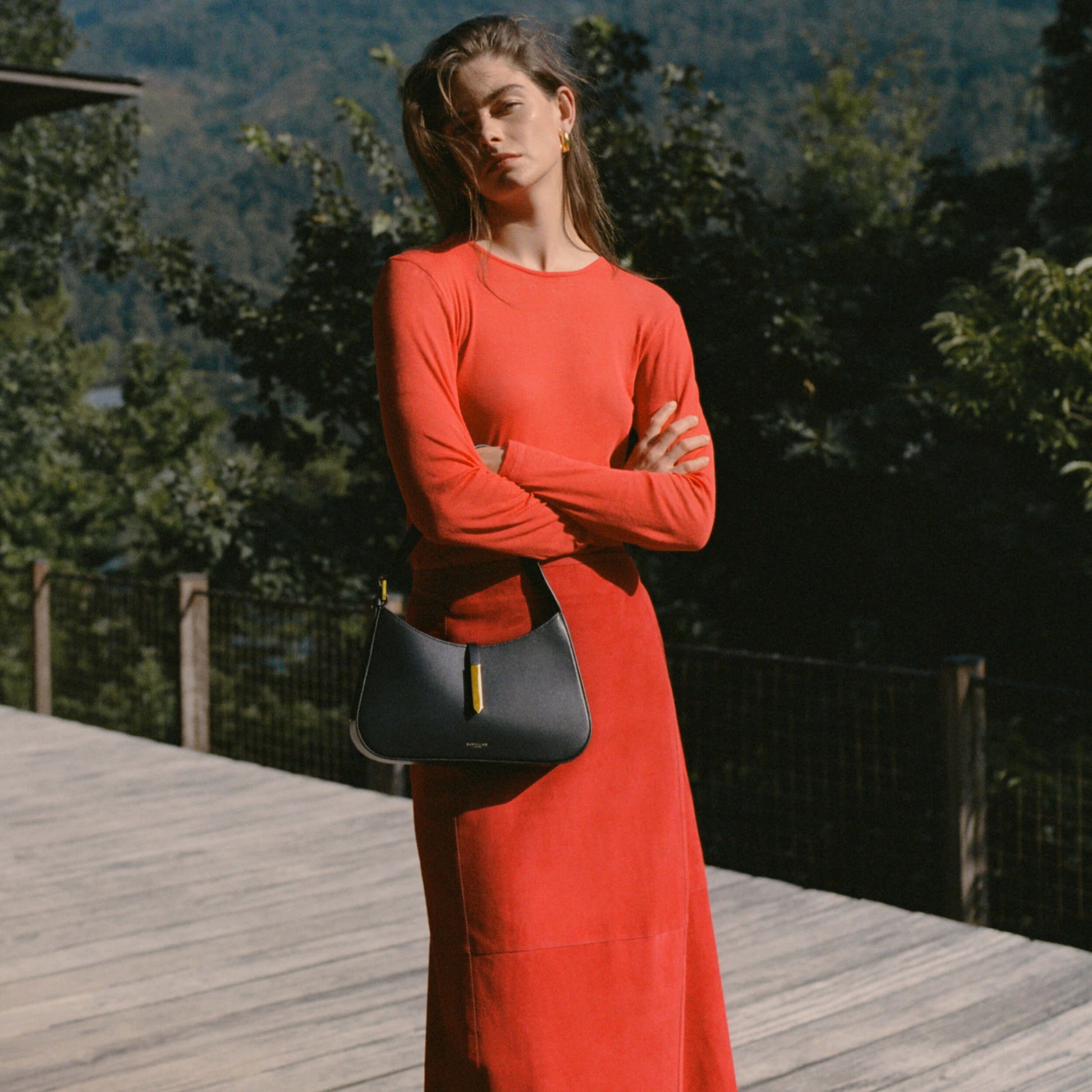 Nava Omuz Çantası - Siyah