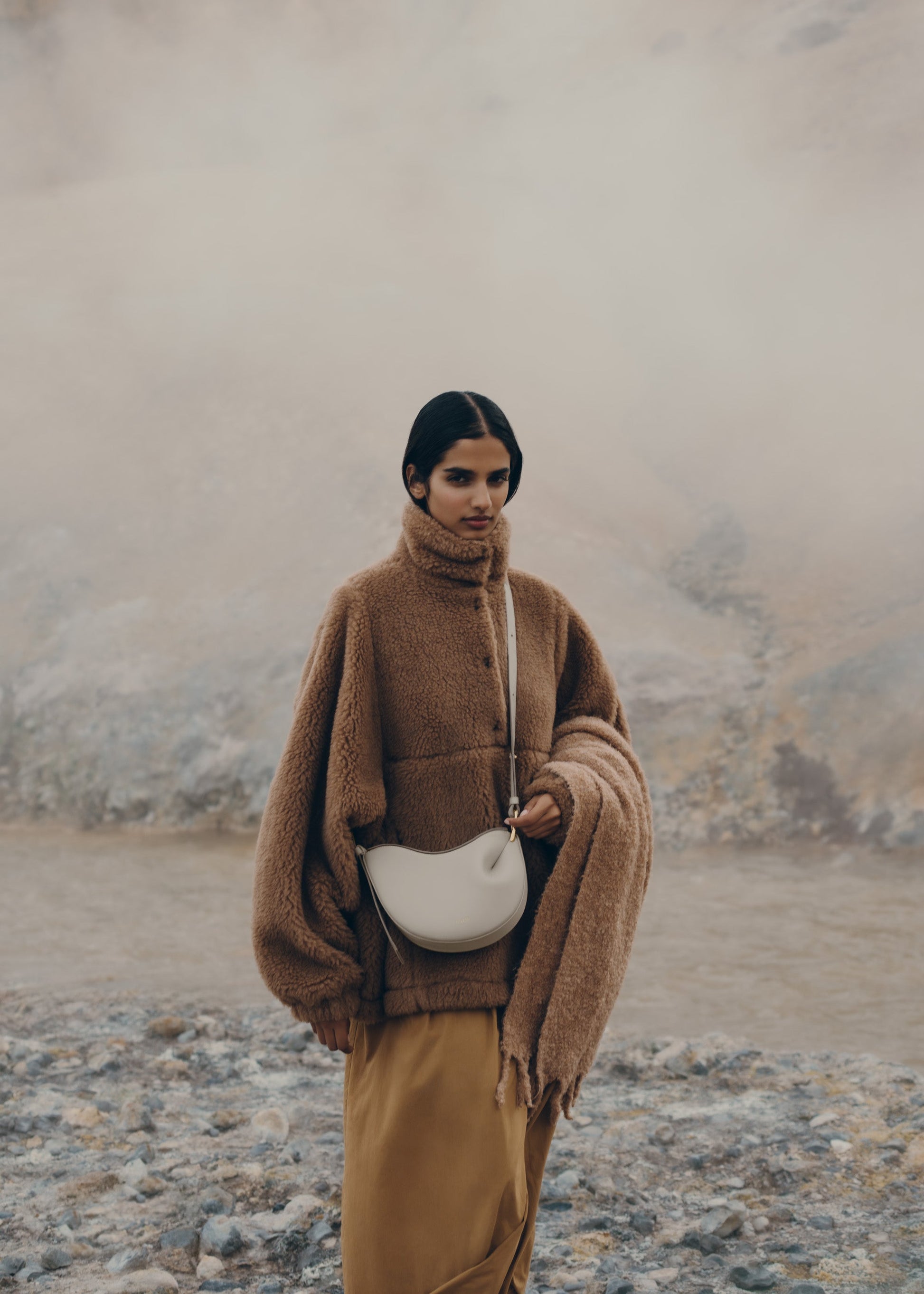 Rivah Omuz Çantası - Kırık beyaz