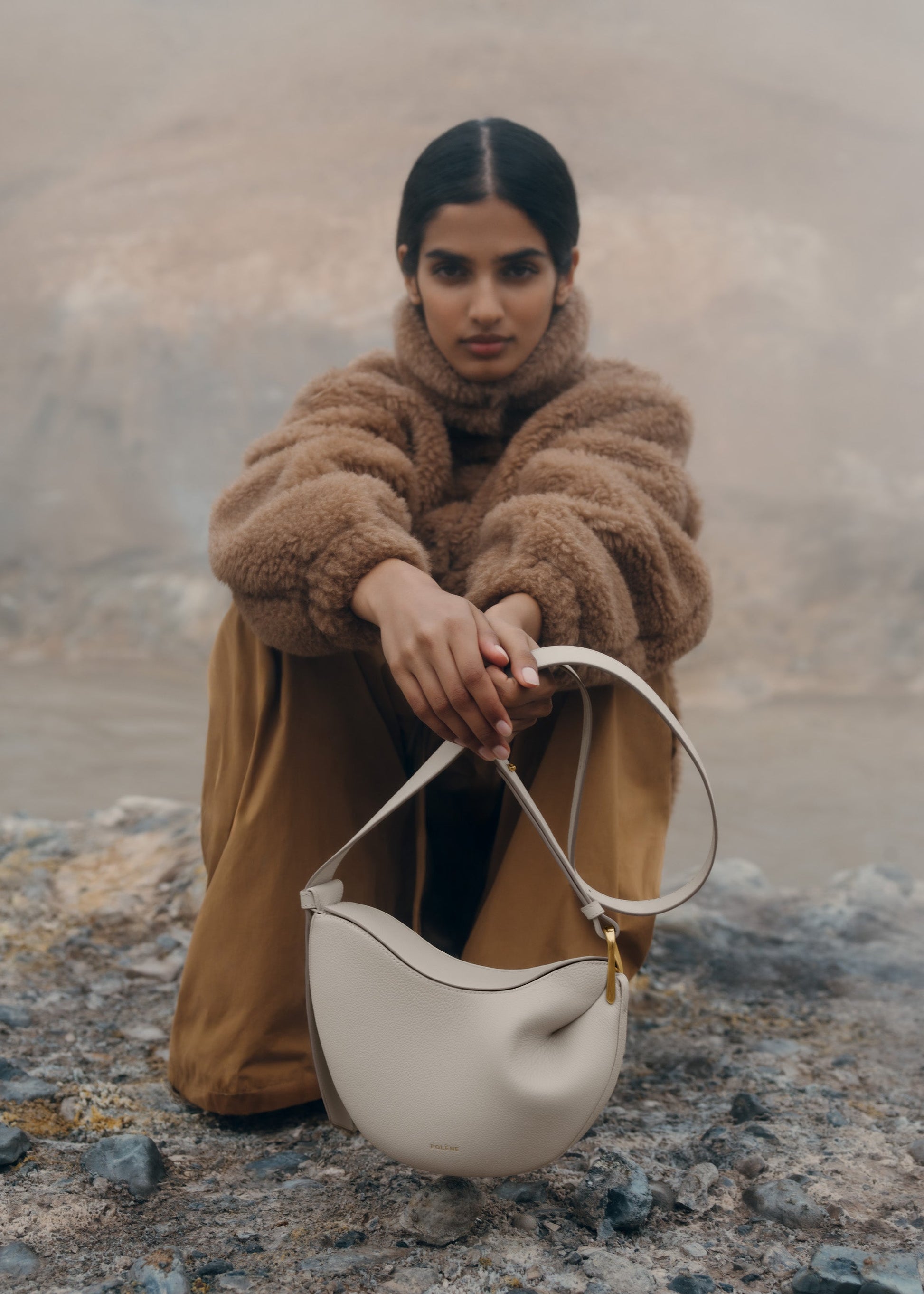 Rivah Omuz Çantası - Kırık beyaz