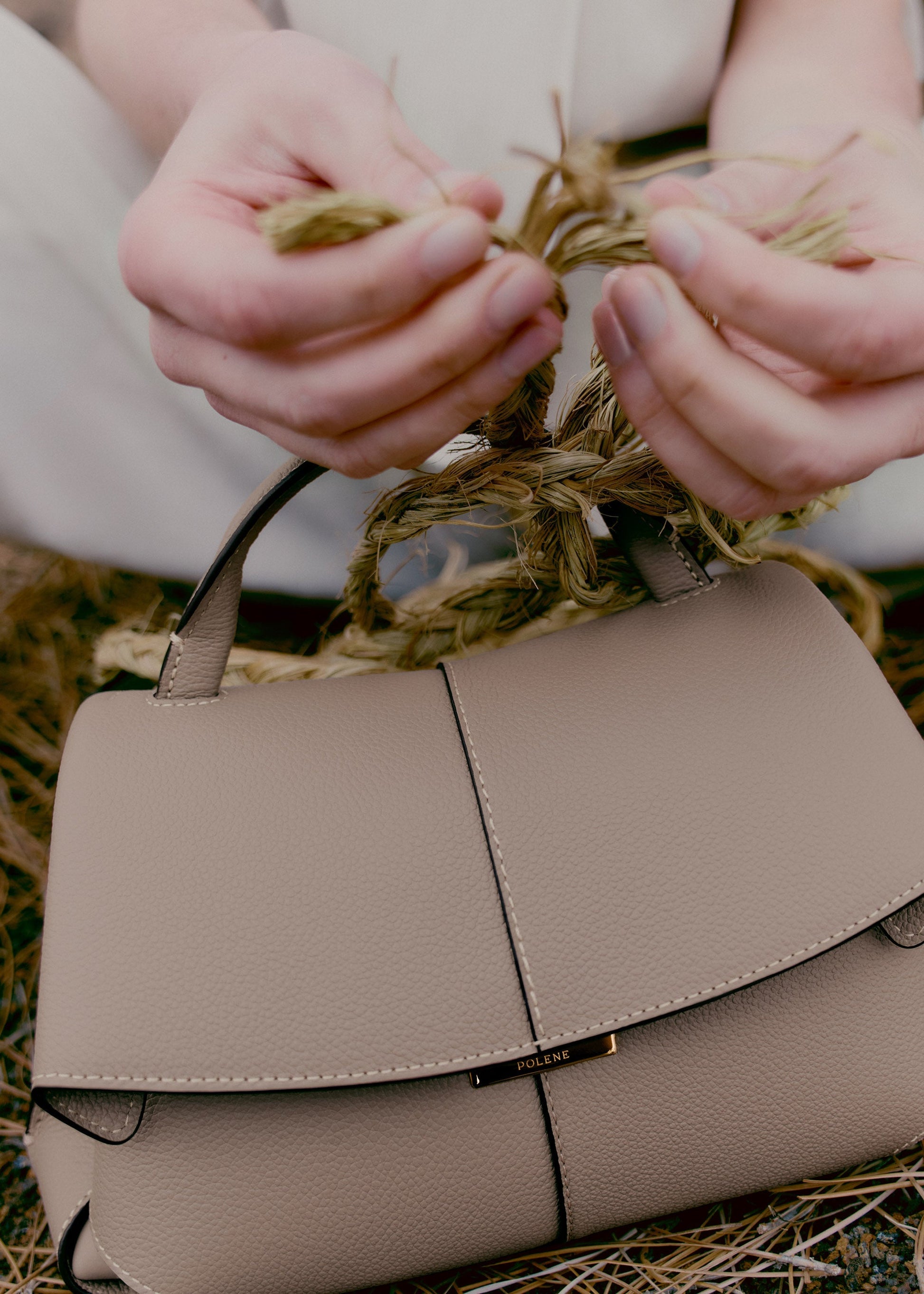 Velna Small El Çantası - Kum beji