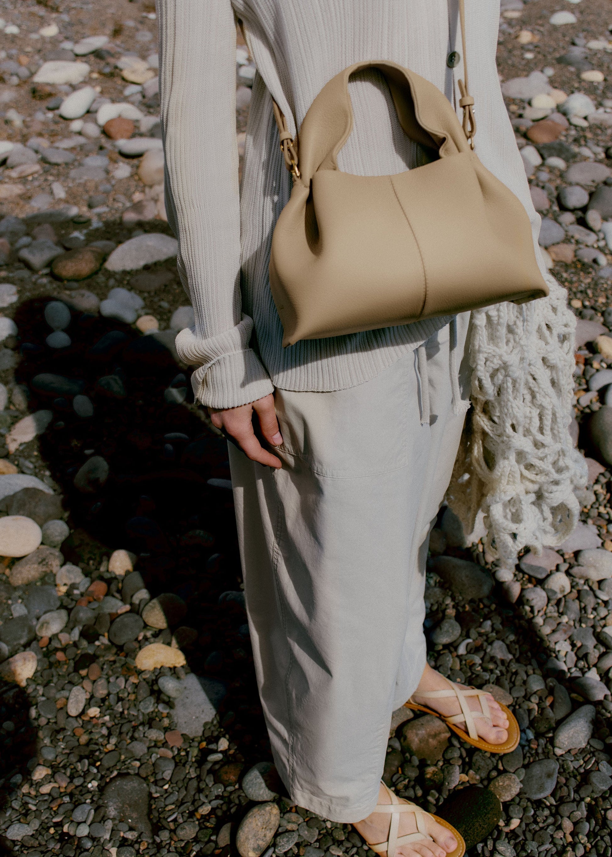 Minoa Small El Çantası - Bal rengi