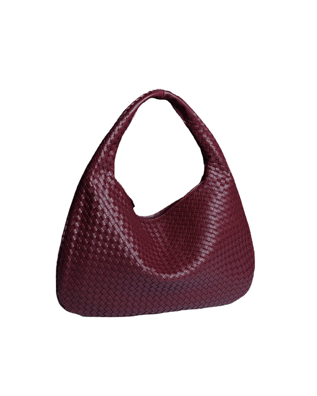 Bordo Örgü Çanta
