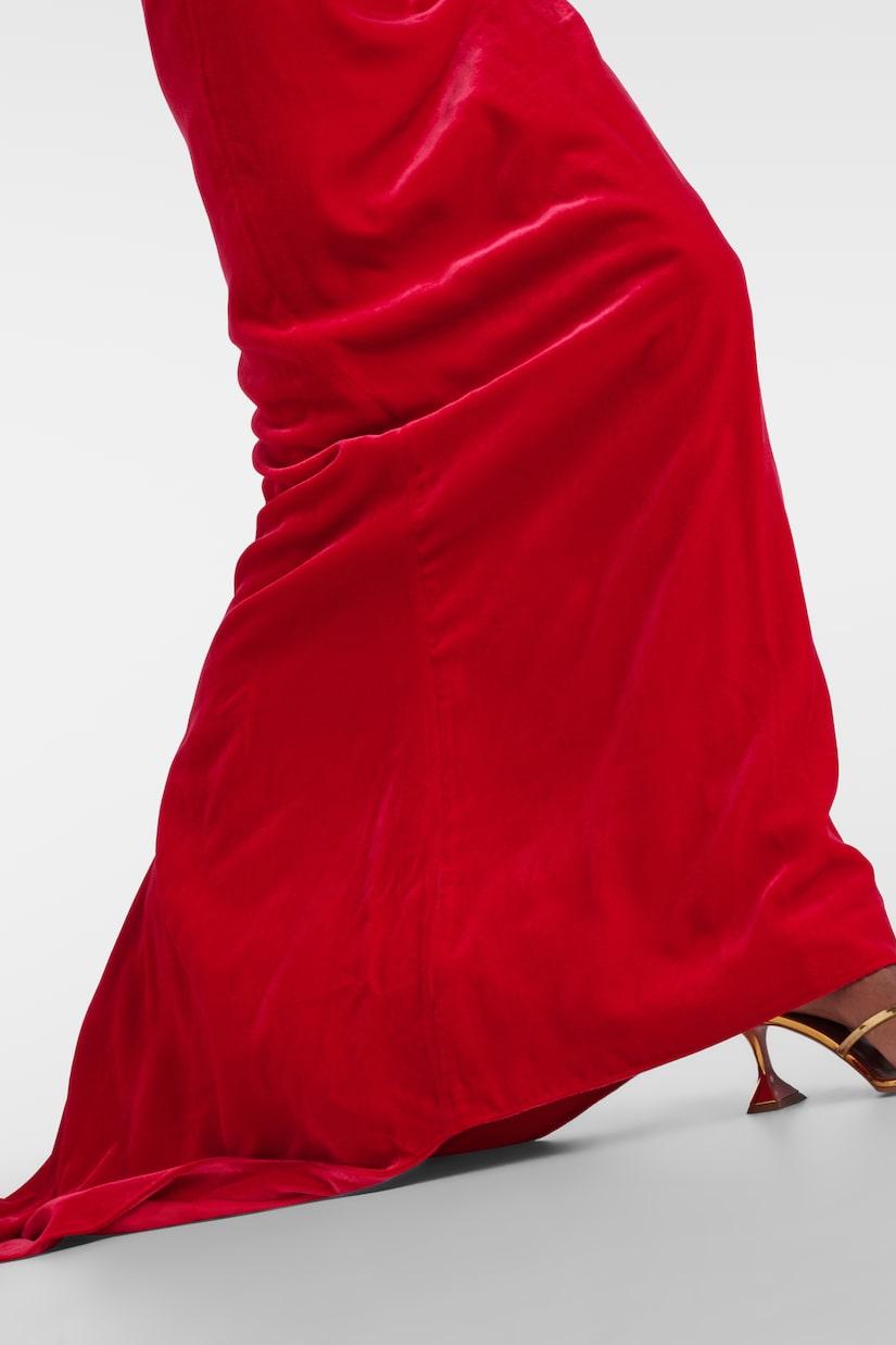 Apphia Fiyonklu Cami Uzun Elbise