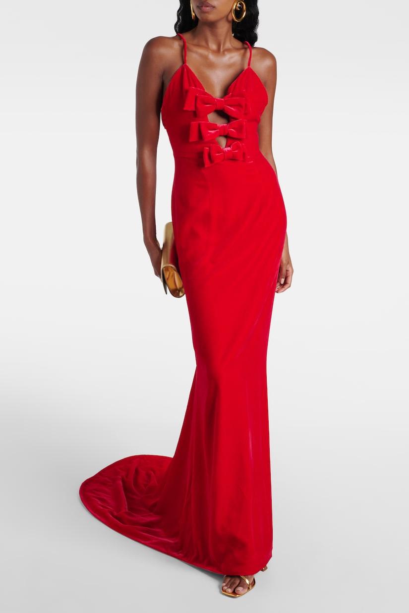 Apphia Fiyonklu Cami Uzun Elbise