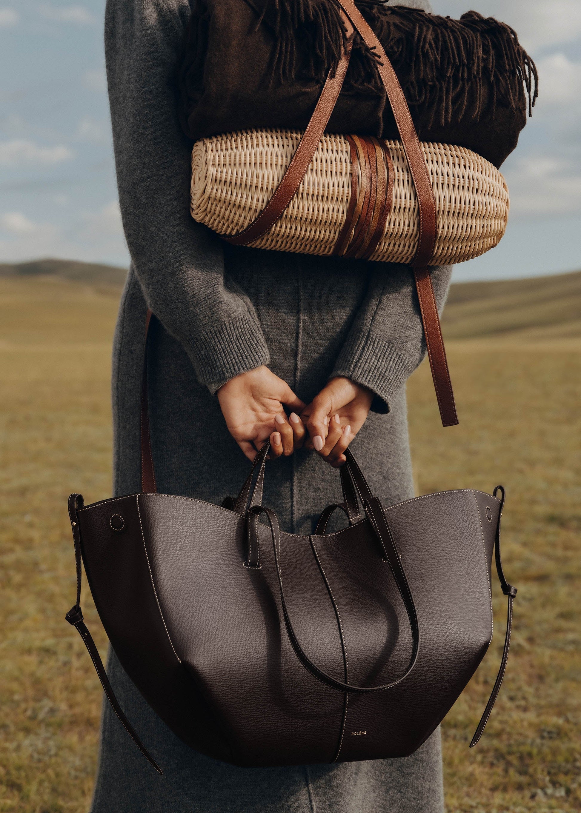 Cirelle Tote Çanta - Kahverengi