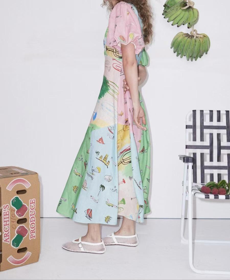 Holiday Sketch Elbise