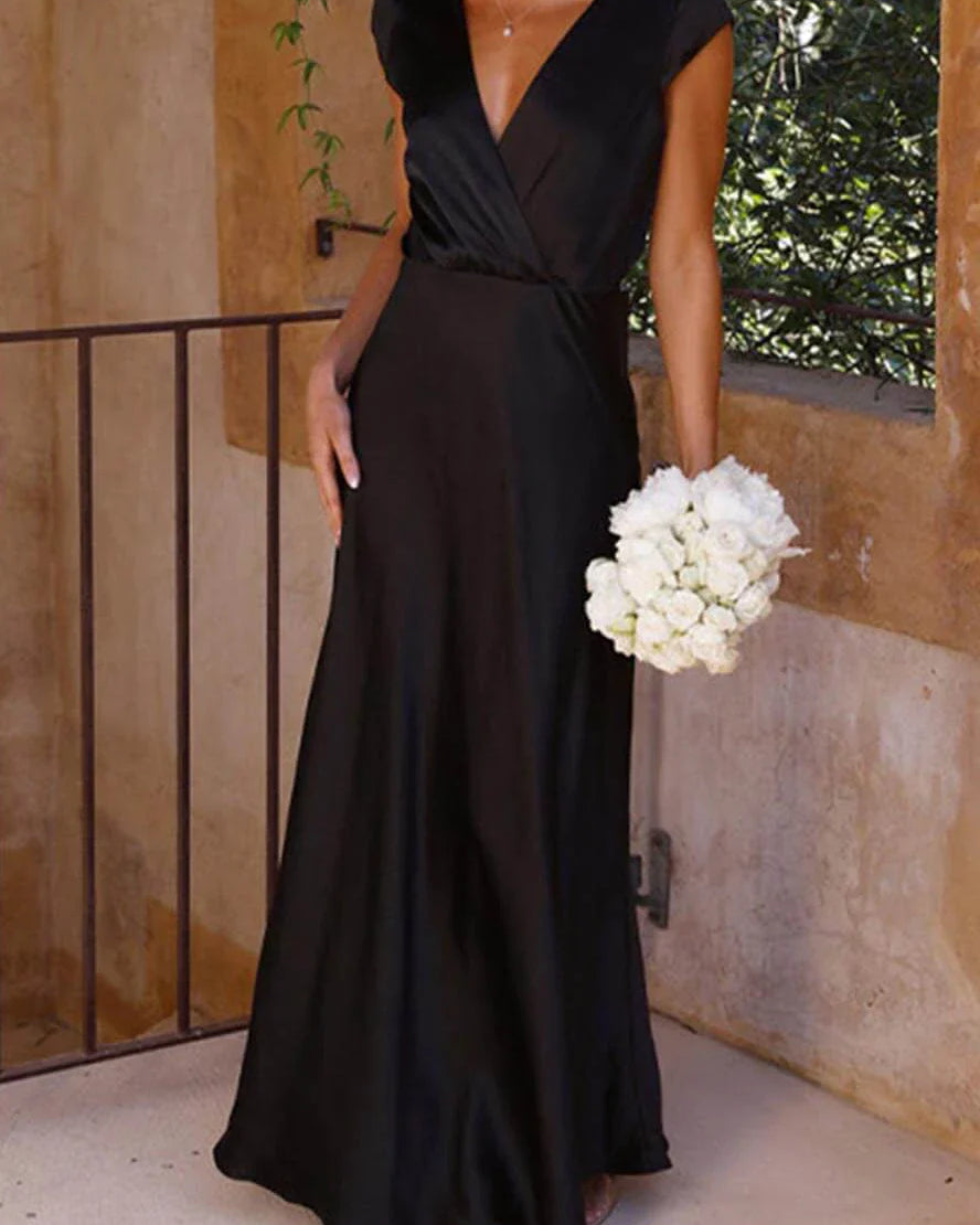 Selma Uzun Elbise - Siyah