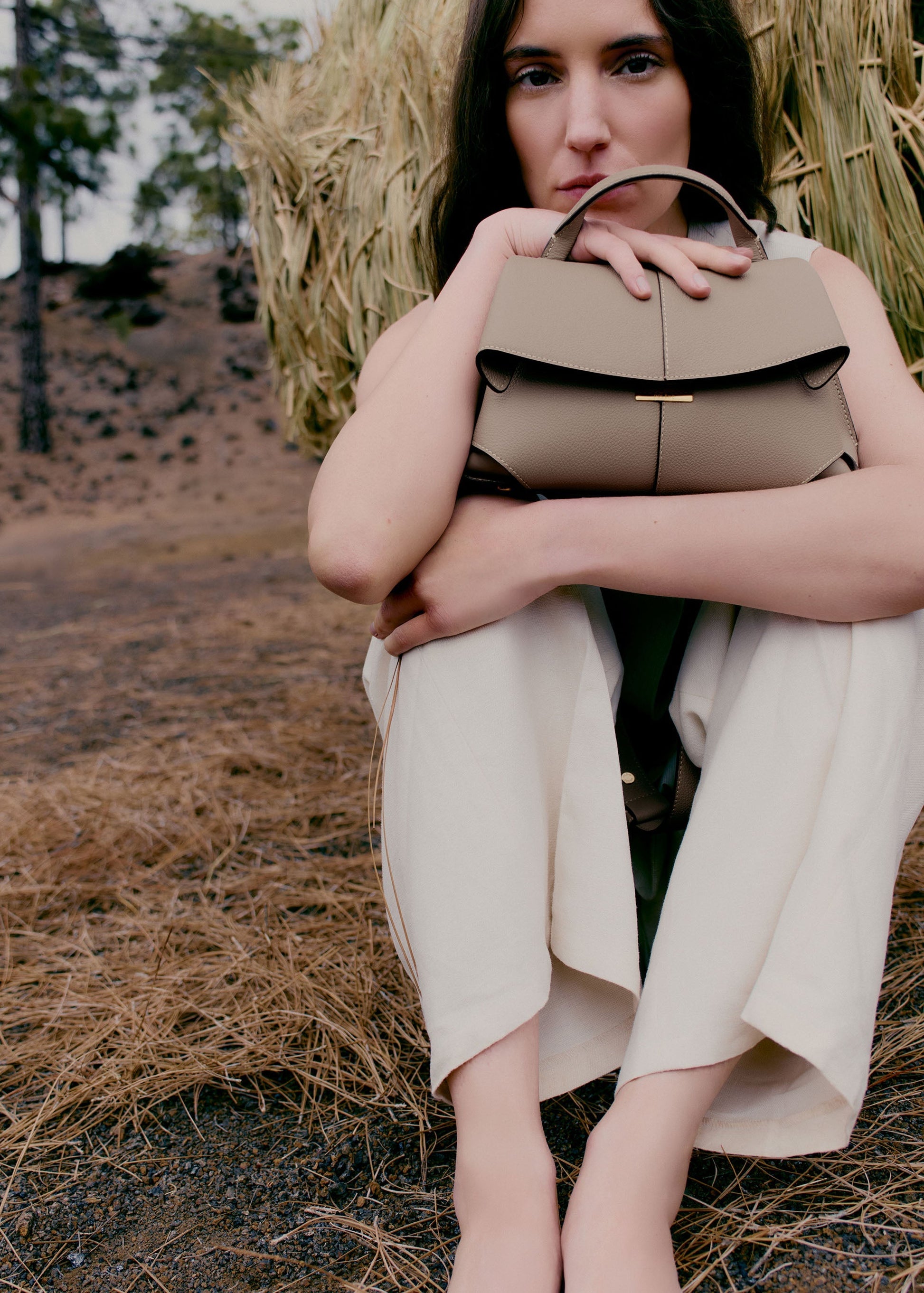 Velna Small El Çantası - Kum beji