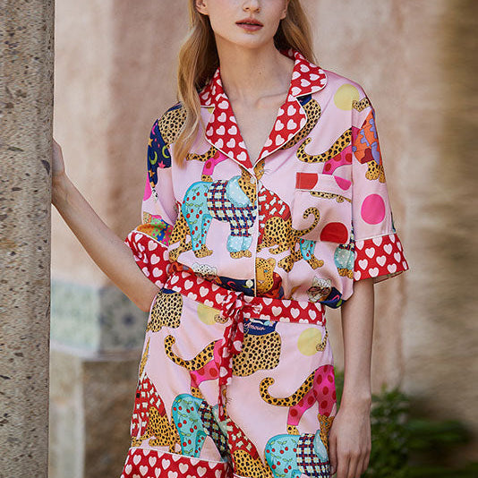 Flamingo Desenli Pijama Takımı