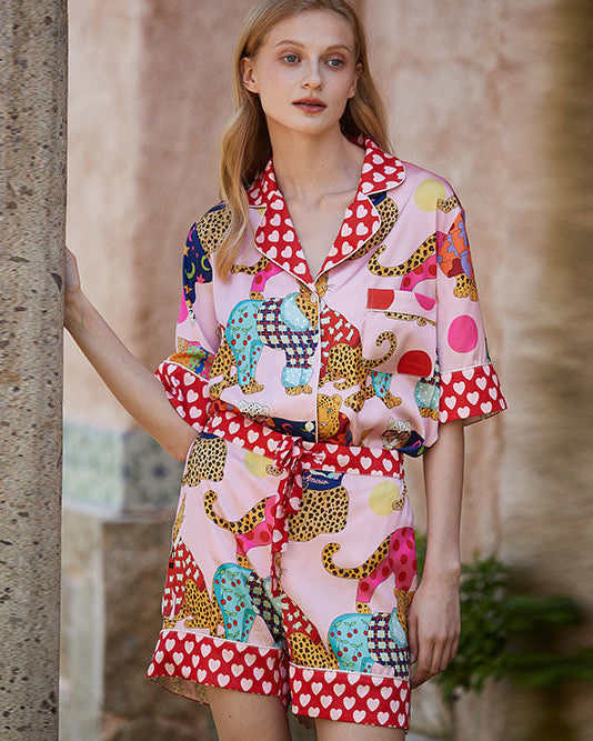 Flamingo Desenli Pijama Takımı