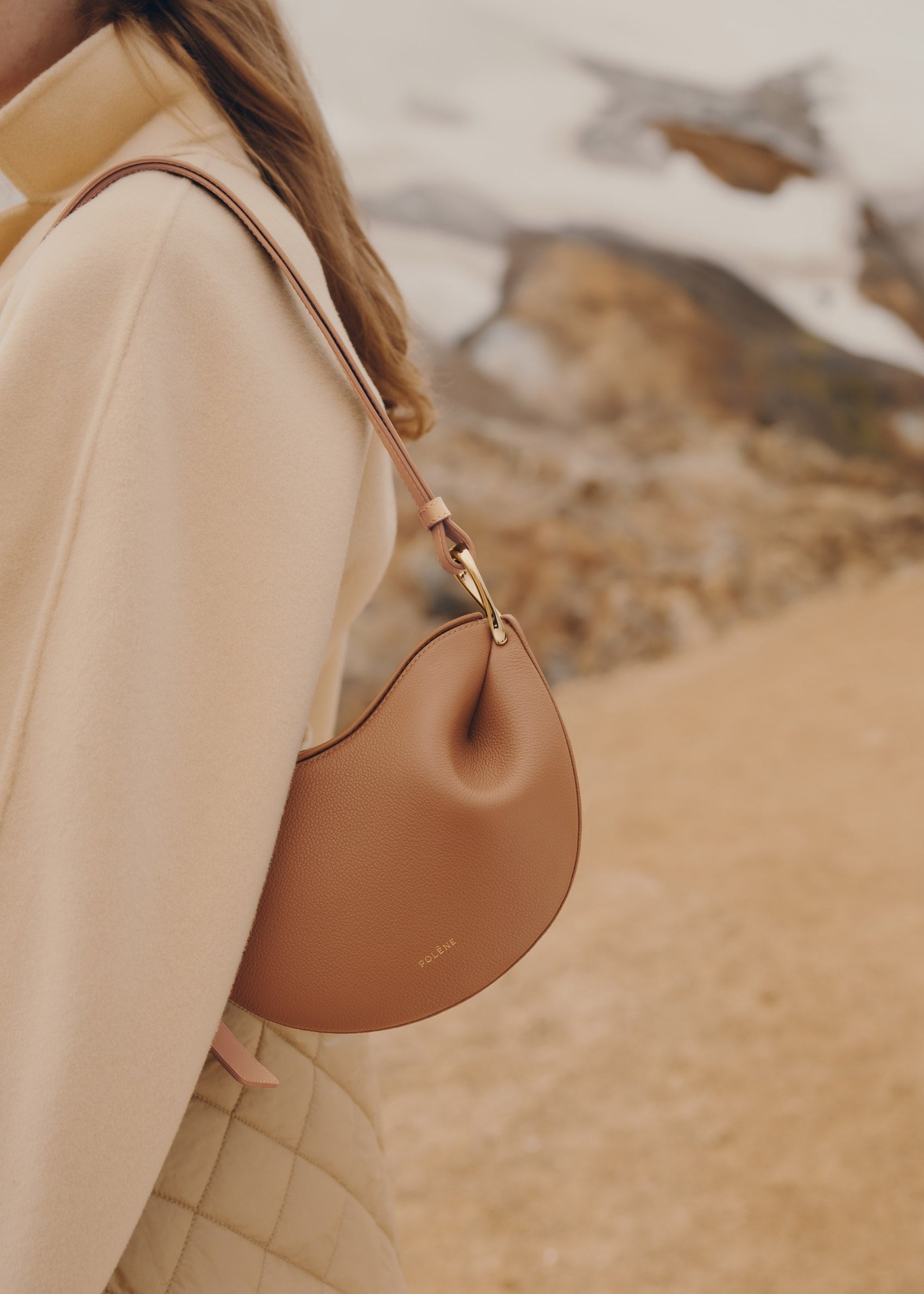 Rivah Omuz Çantası - Taba