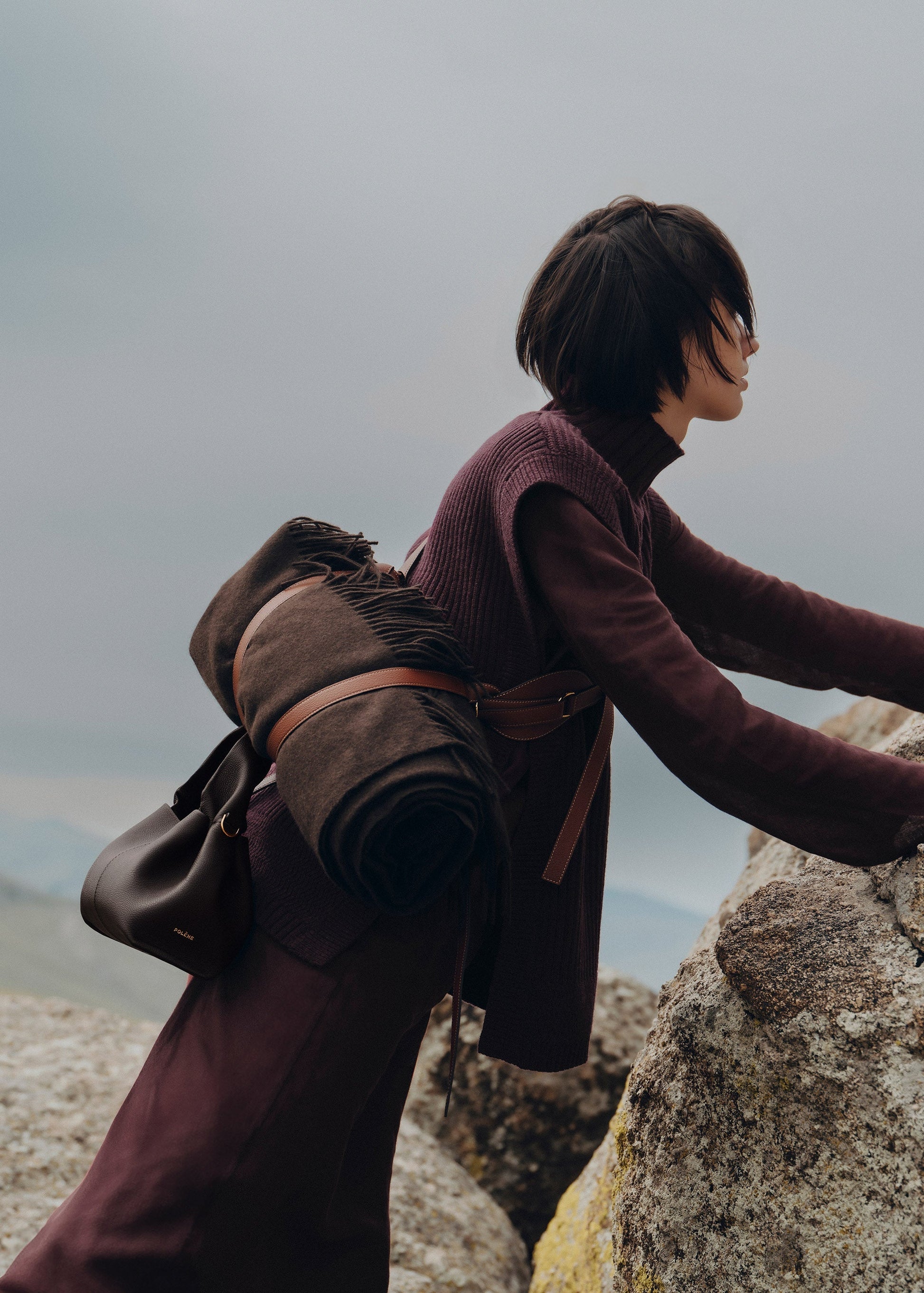 Minoa Small El Çantası - Acı kahve