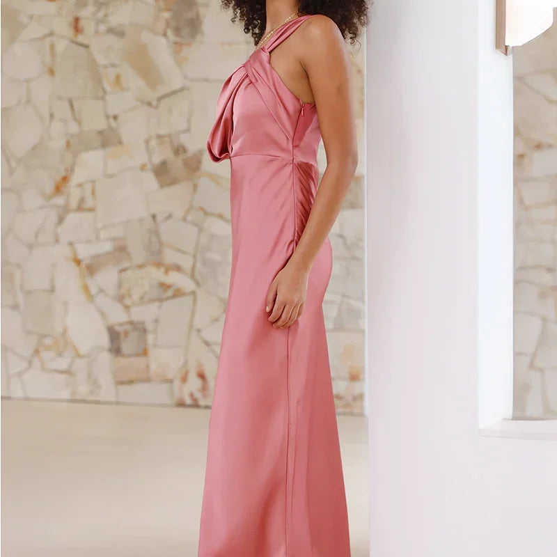 Greta Uzun Elbise - Fırında Gül