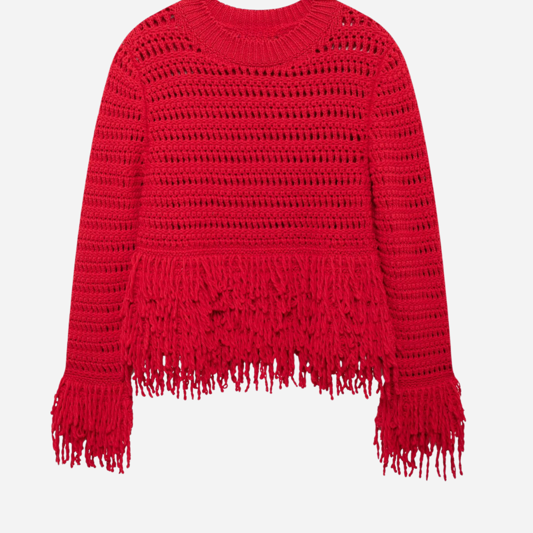 Deirdre Örgü Püskül Kazak