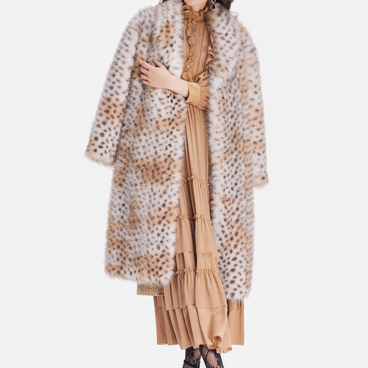 Çekici Sahte Vizon Kürk Ceket