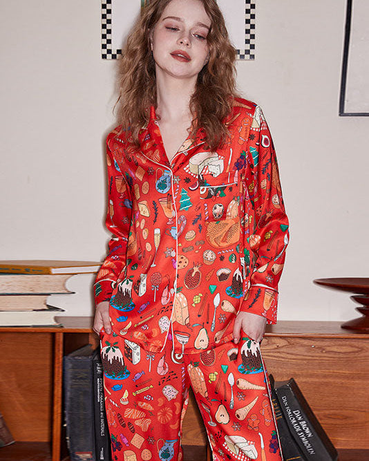 Portakal Tatlı Pijama Takımı