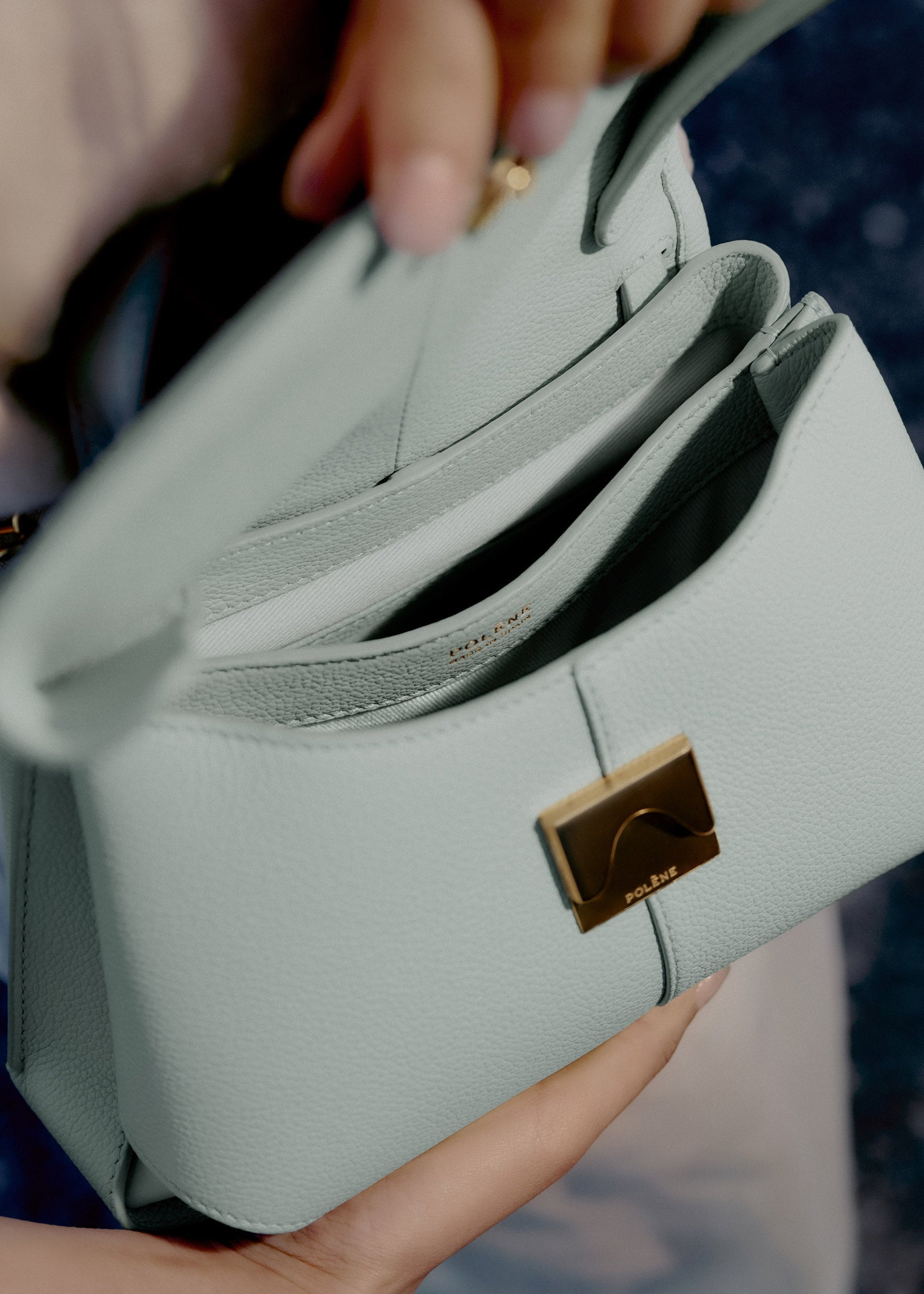 Velna Small El Çantası - Su yeşili