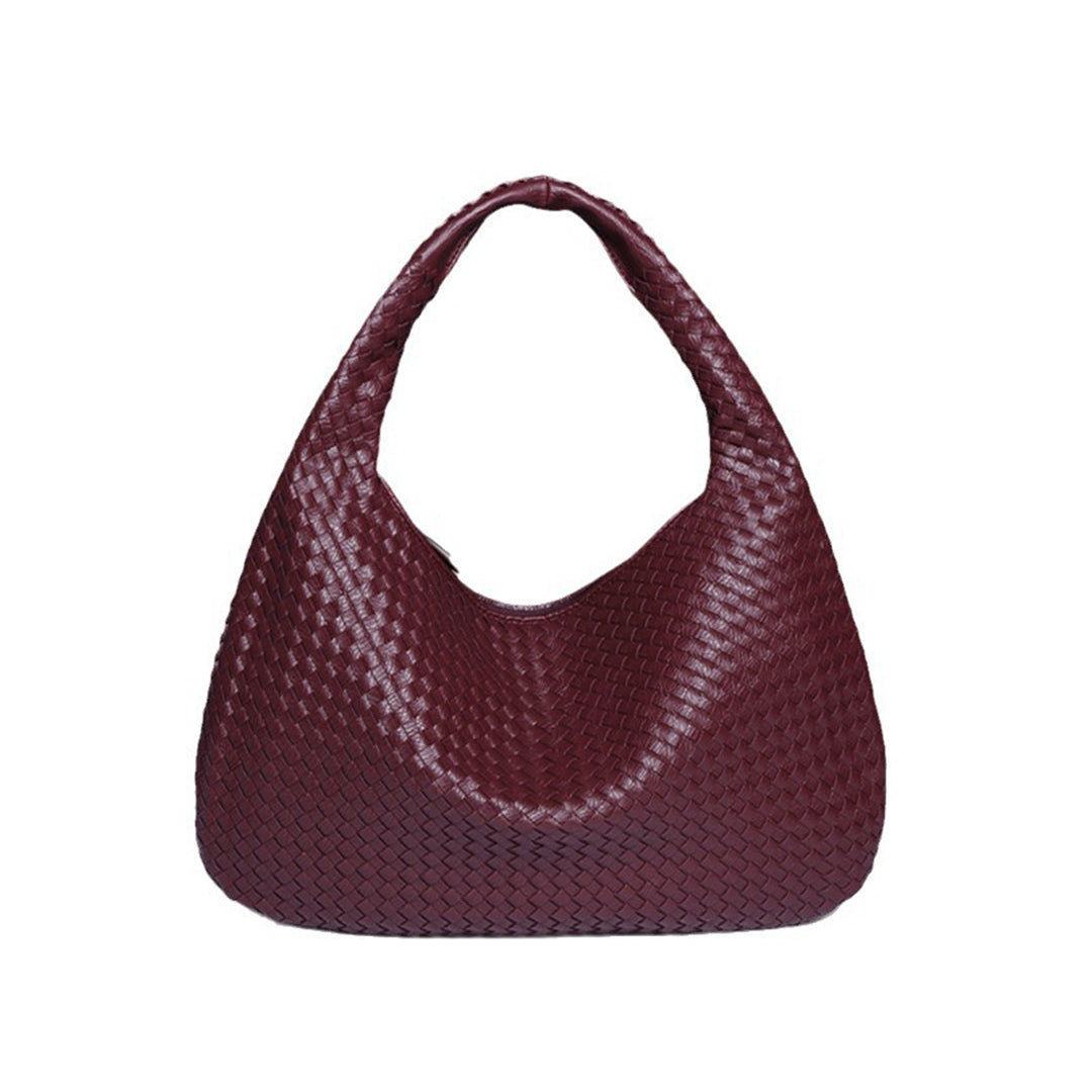 Bordo Örgü Çanta