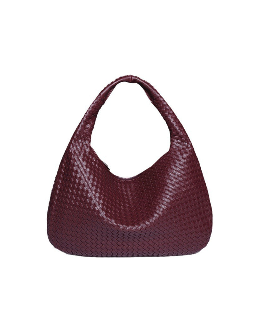 Bordo Örgü Çanta