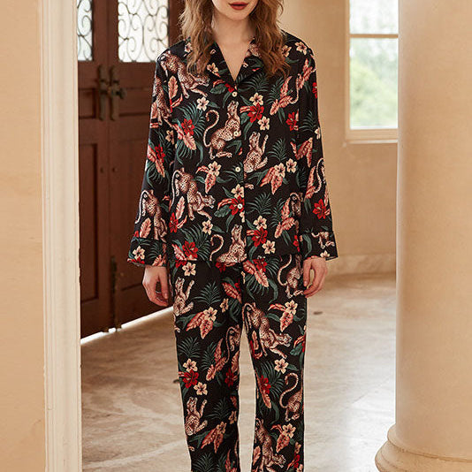 Ahtapot Desenli Uzun Kollu Pijama Takımı