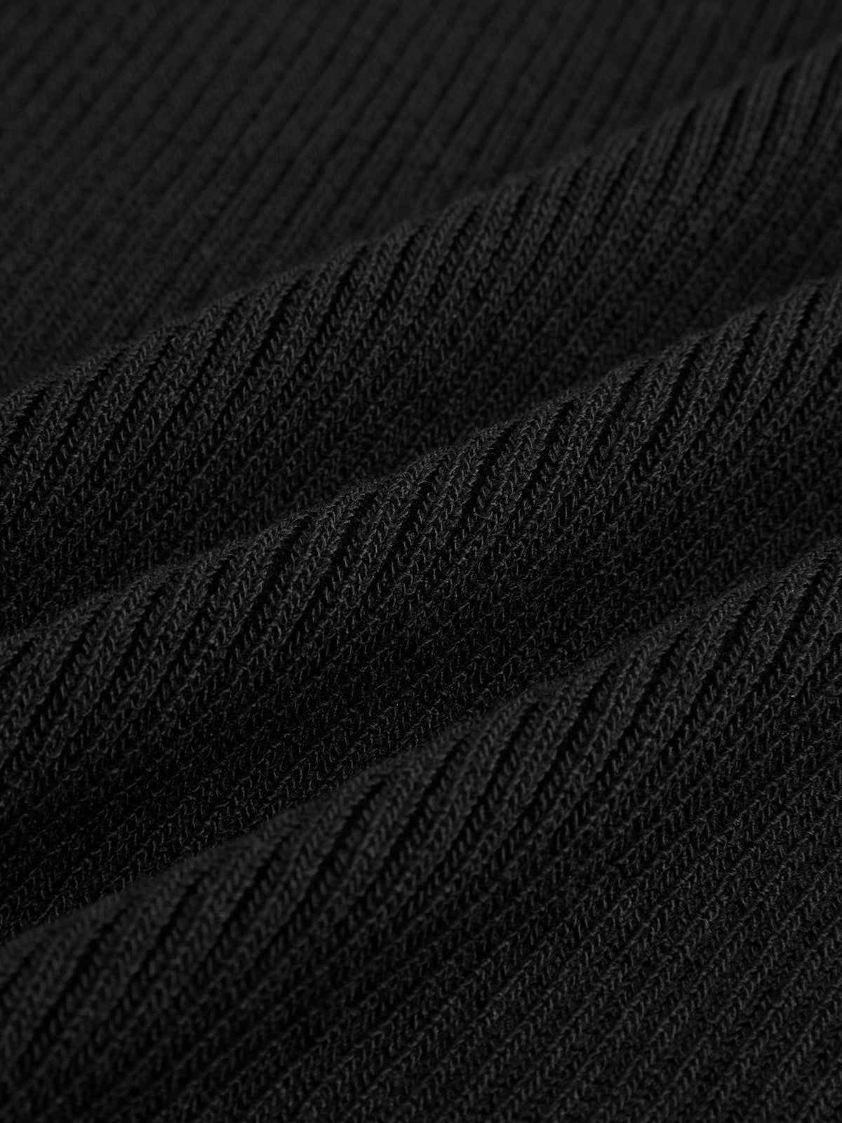 Kontrast Trim İnce Kazak Yelek