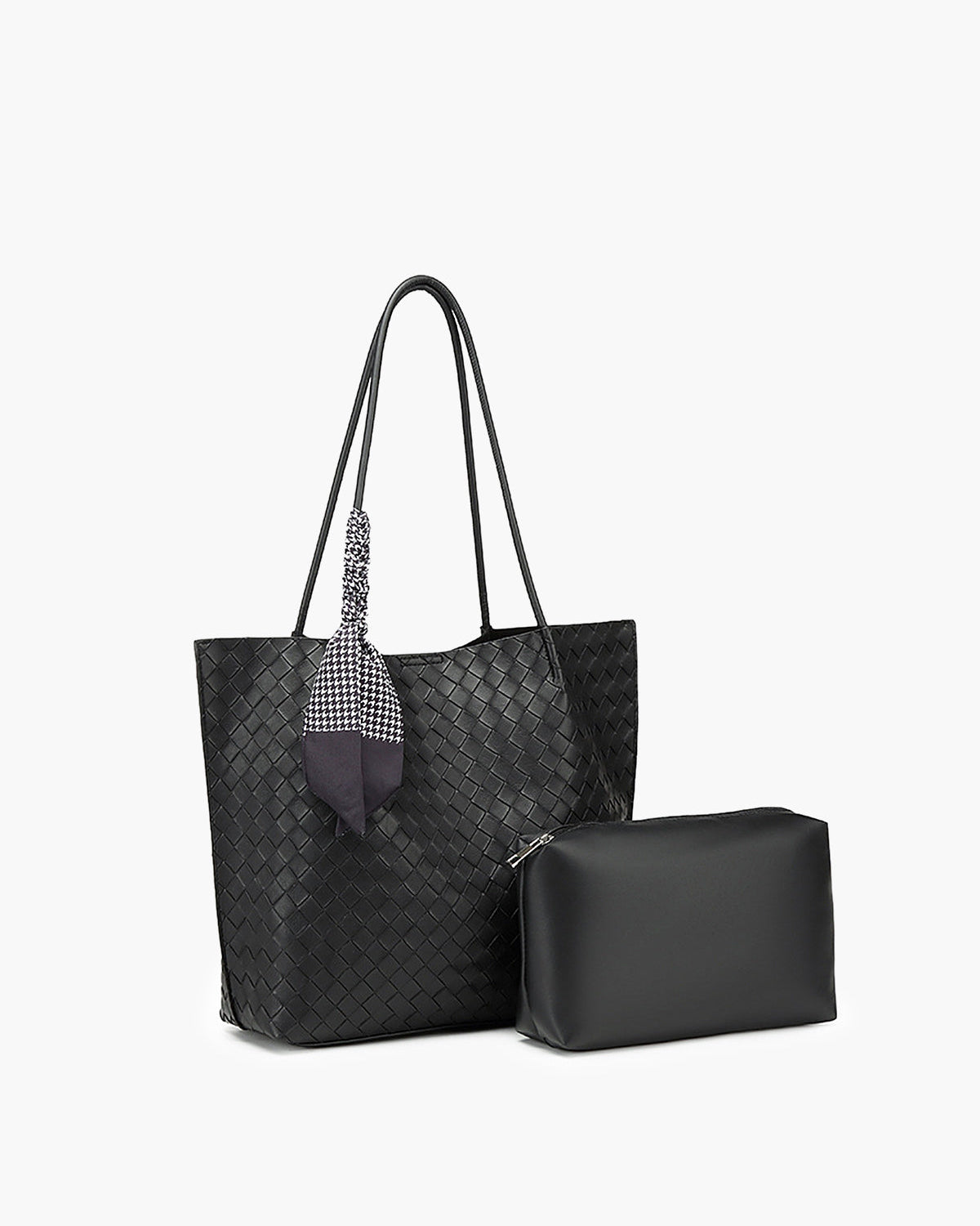 Woven Sepet Desen Yavrulu Çanta